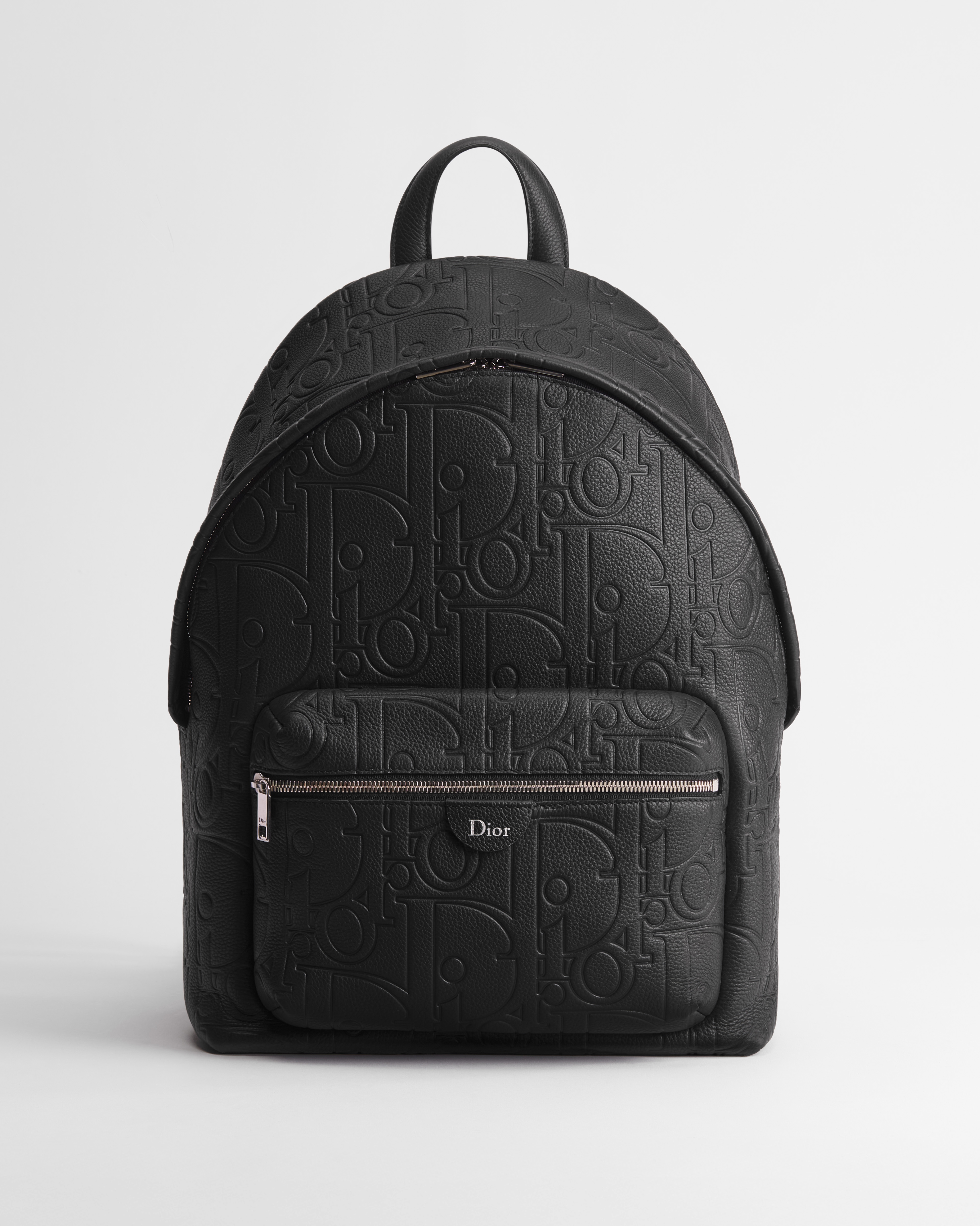 Rider Zipped Backpack Black Dior Gravity Leather E01