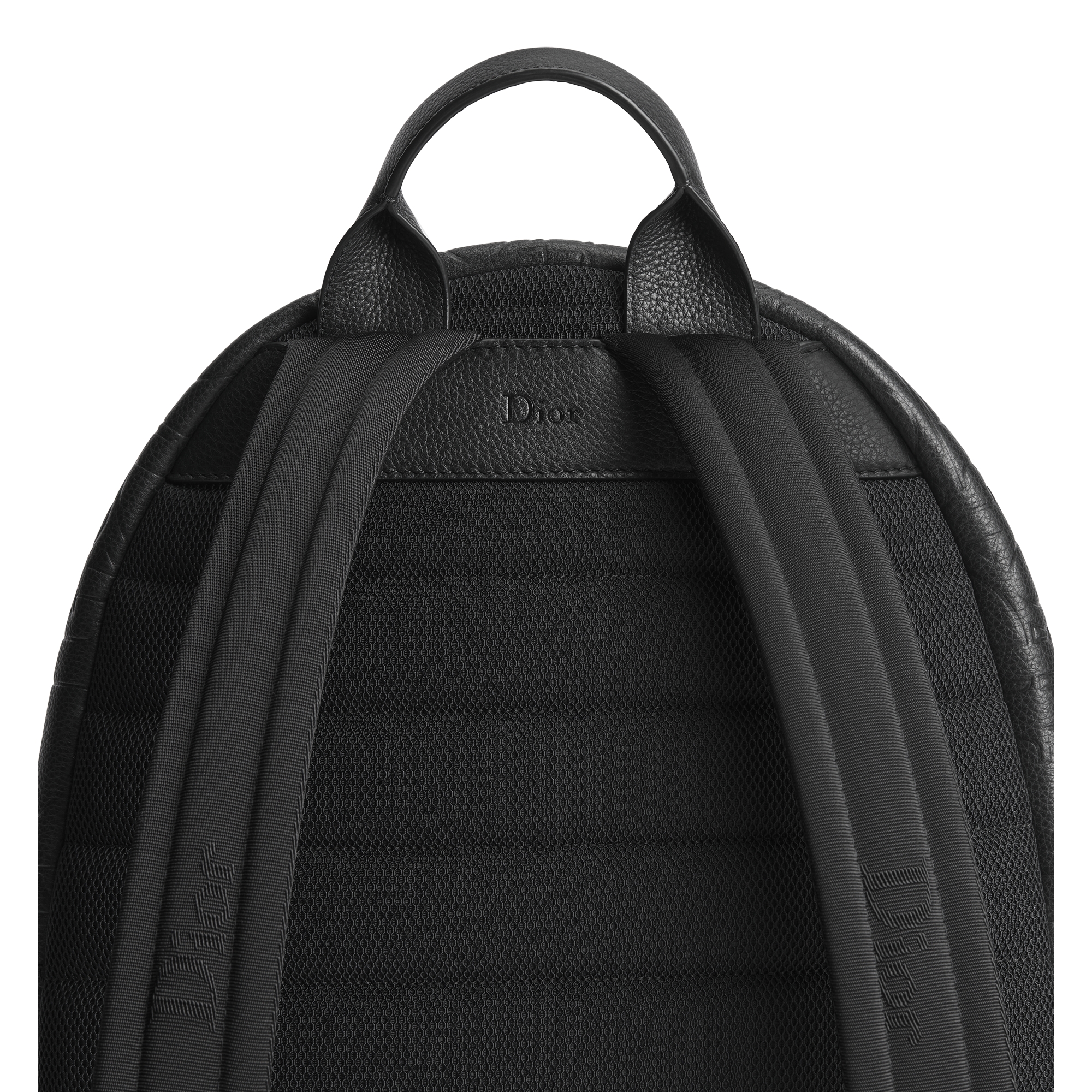 Dior Jett Zipped Backpack Black Dior Gravity Grained Leather E08
