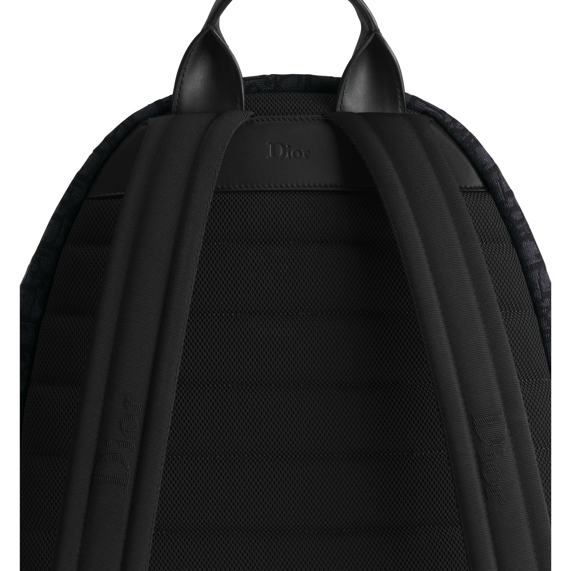 Dior Jett Zipped Backpack Black Dior Oblique Jacquard E08