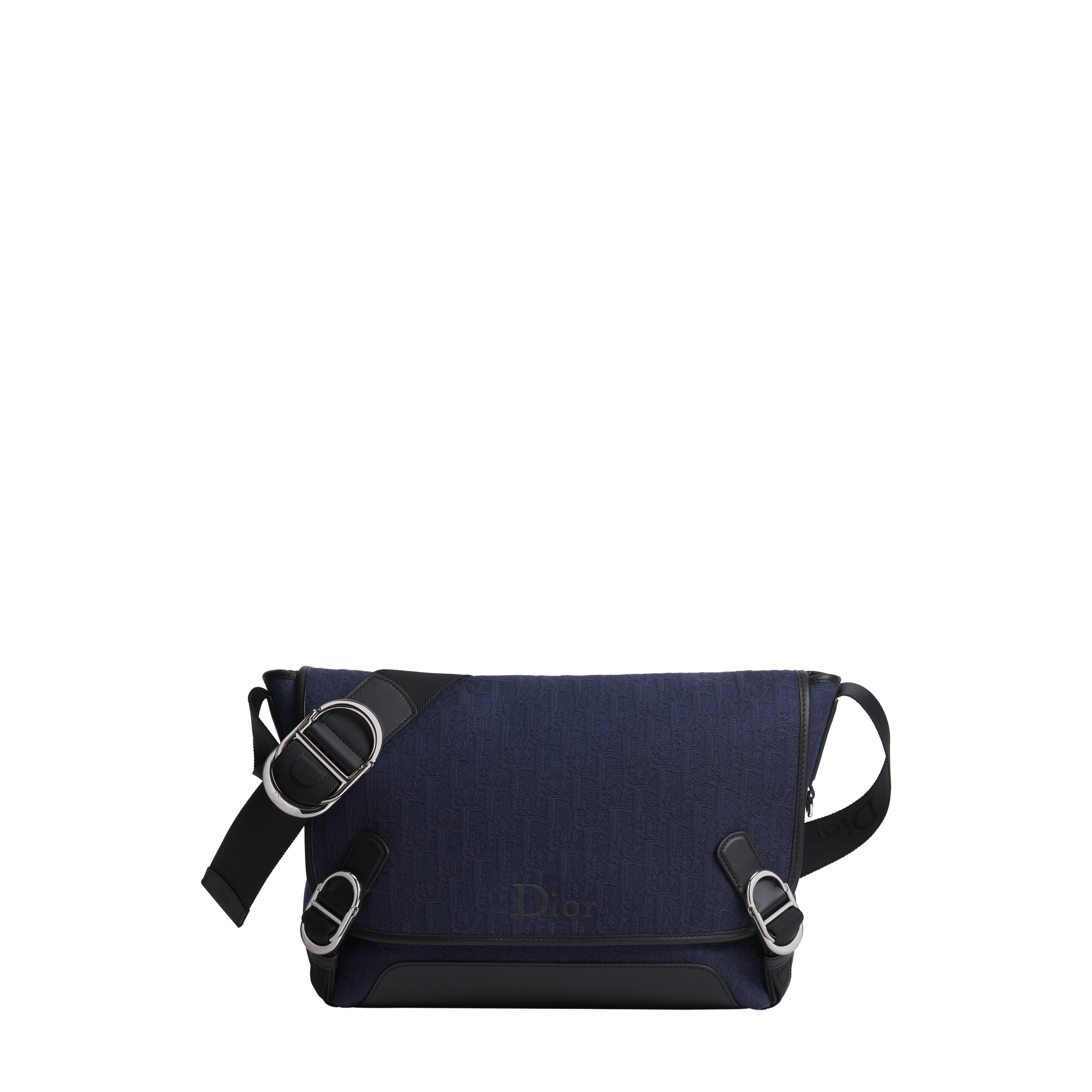  Dior Oblique en jacquard azul marino