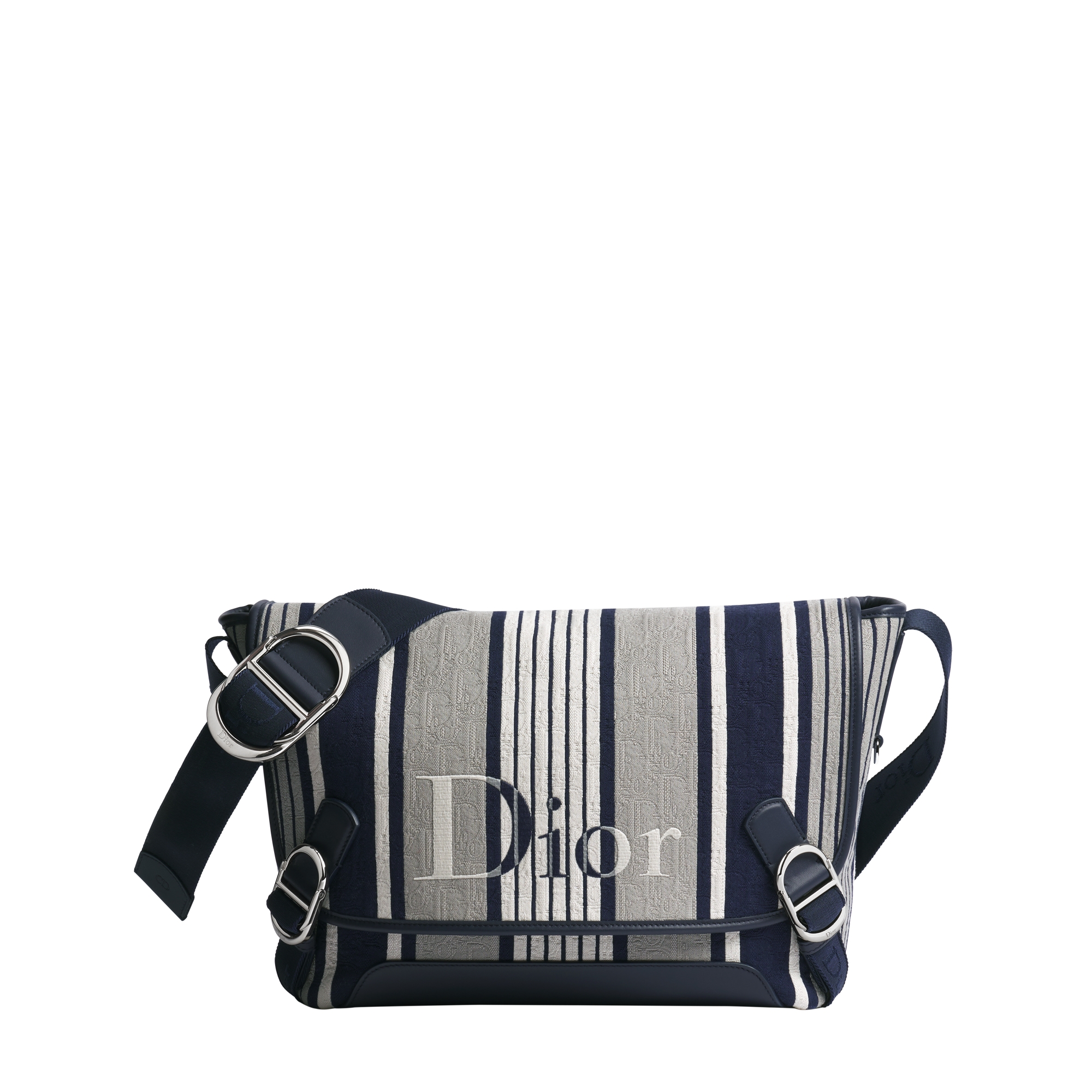 紙袋付きDior ネイビー メッセンジャーバッグ DIOR | Dioriviera Dior Jett フラップ付き メッセンジャーバッグ
