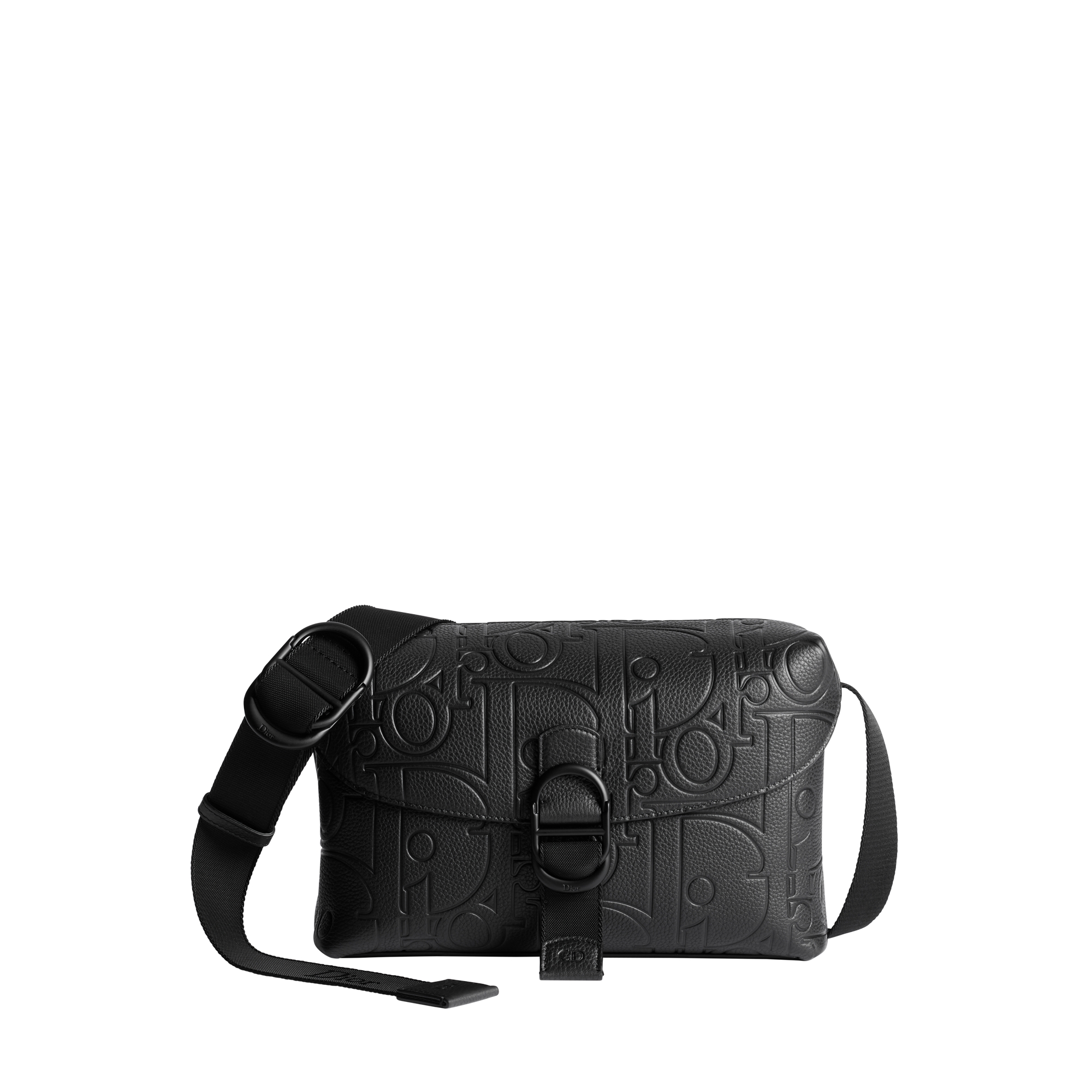 Dior Jett Zipped Messenger Bag Black Dior Gravity Leather | DIOR