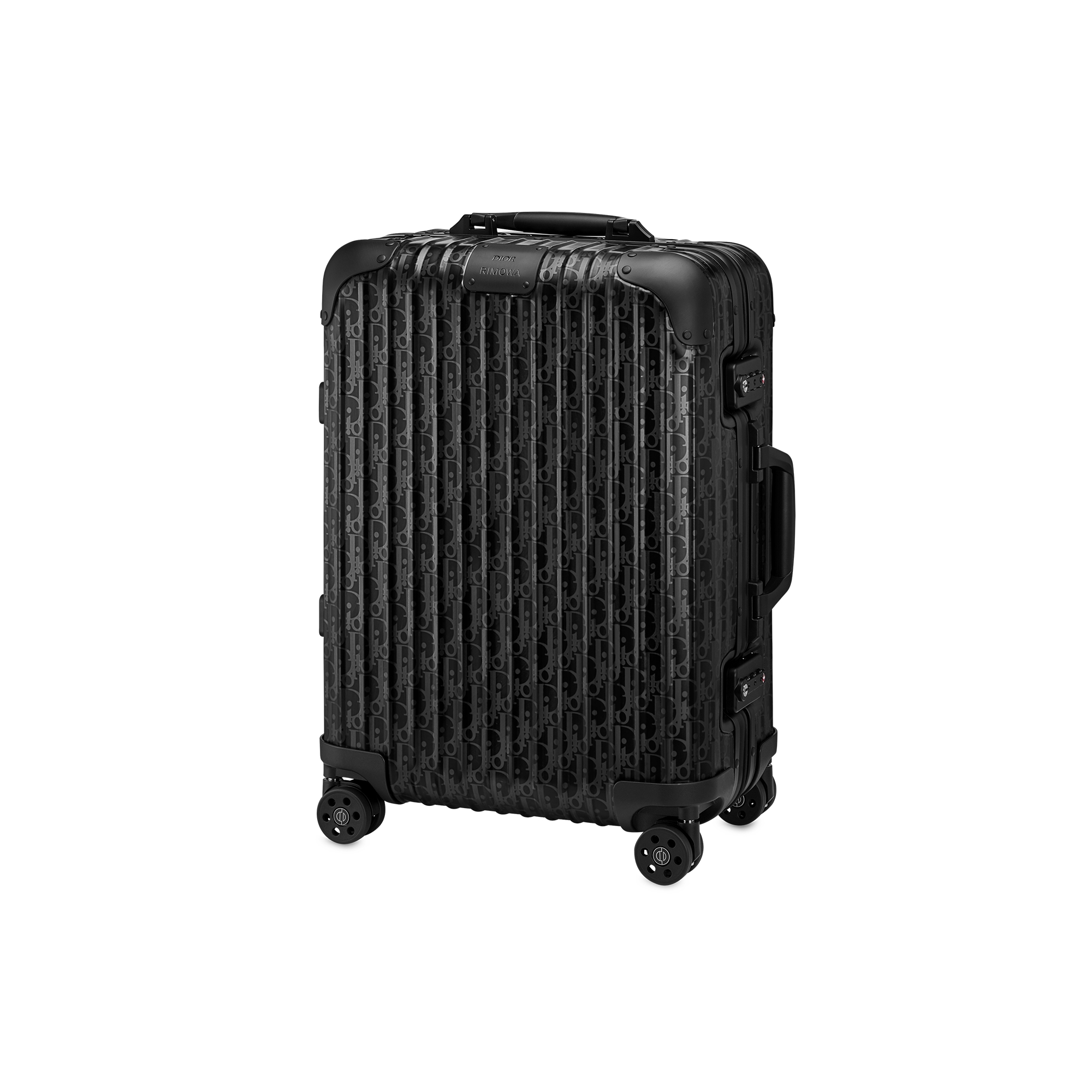 Mala de bordo DIOR AND RIMOWA Alumínio Dior Oblique preto E03