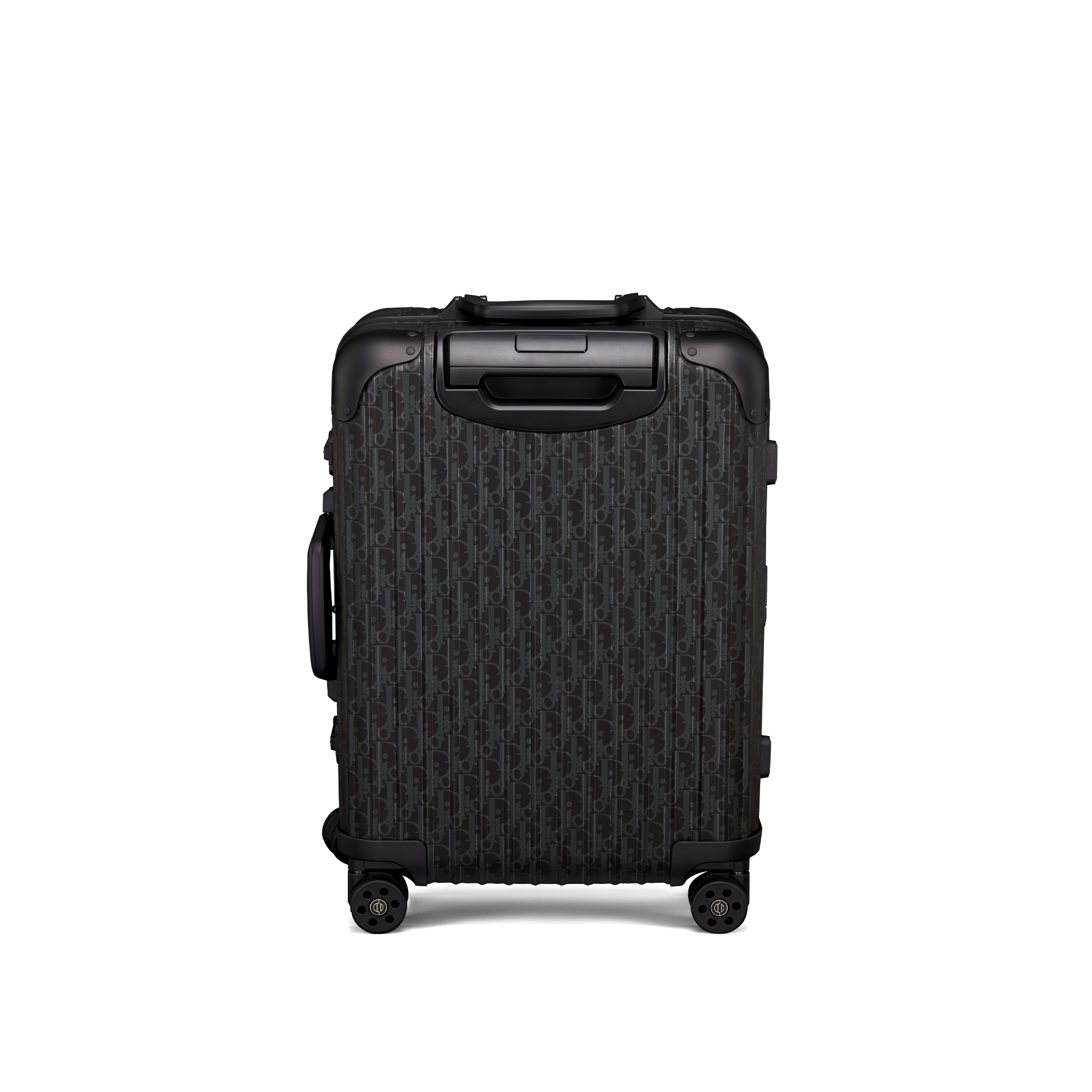Valise cabine DIOR AND RIMOWA Aluminium Dior Oblique noir E08