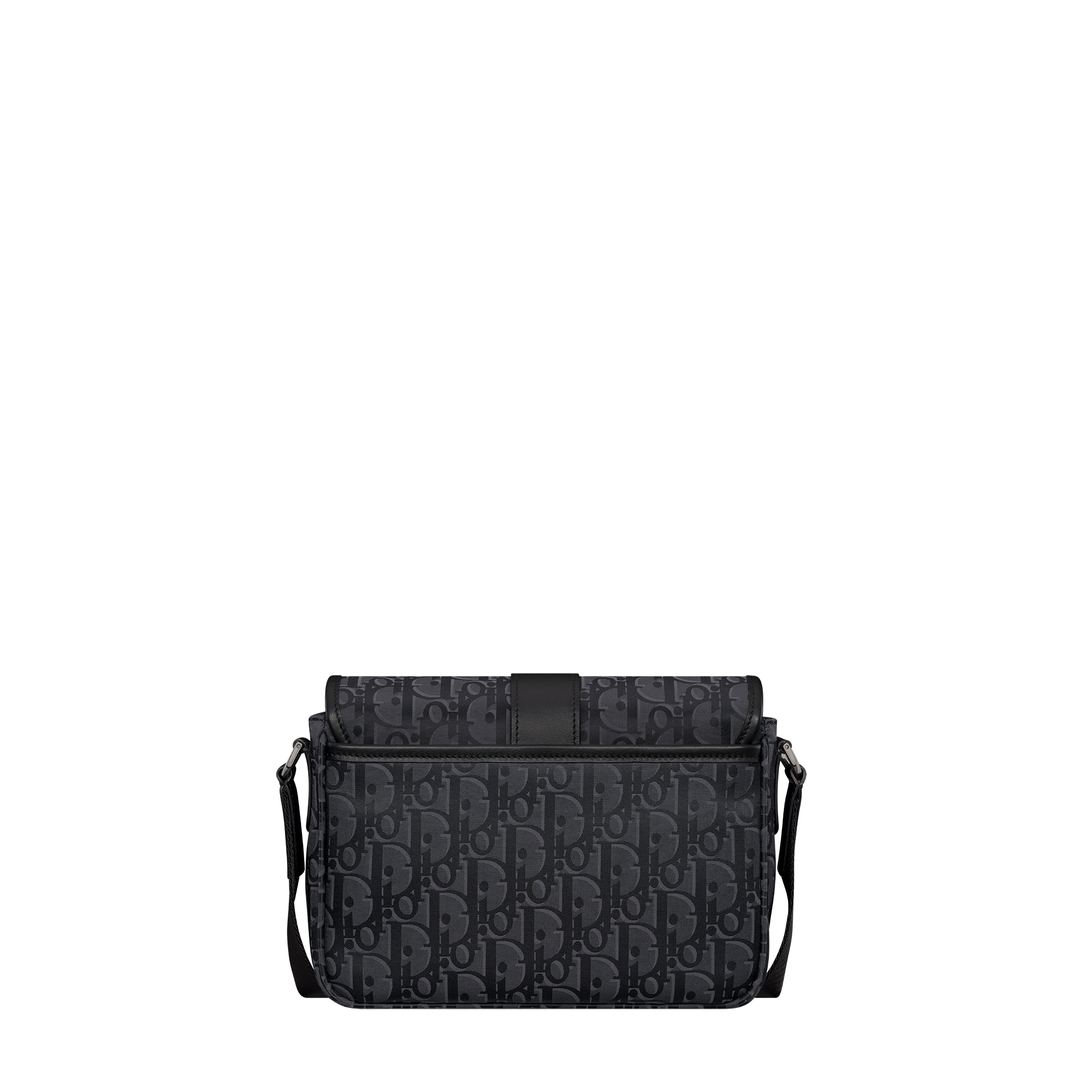 Dior Trek Messenger Bag with Flap Black Dior Oblique Nylon E08