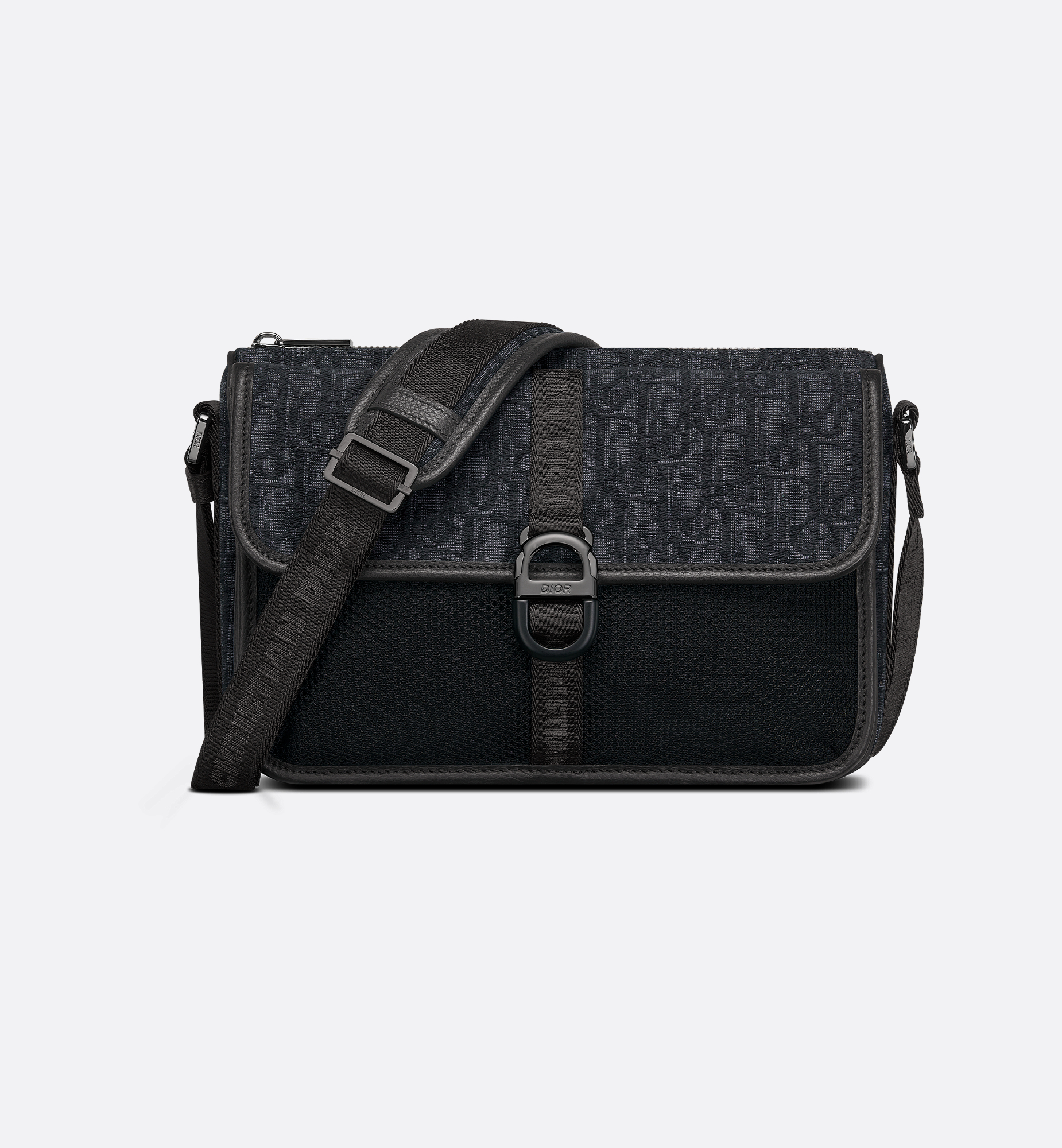 Dior 8 Bag with Strap Black Dior Oblique Jacquard | DIOR Dior 8 Bag with Strap Black Dior Oblique Jacquard | DIOR