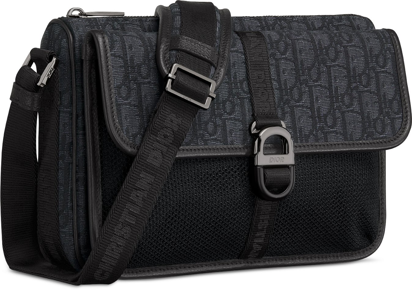 Dior 8 Bag with Strap Three quarter closed view