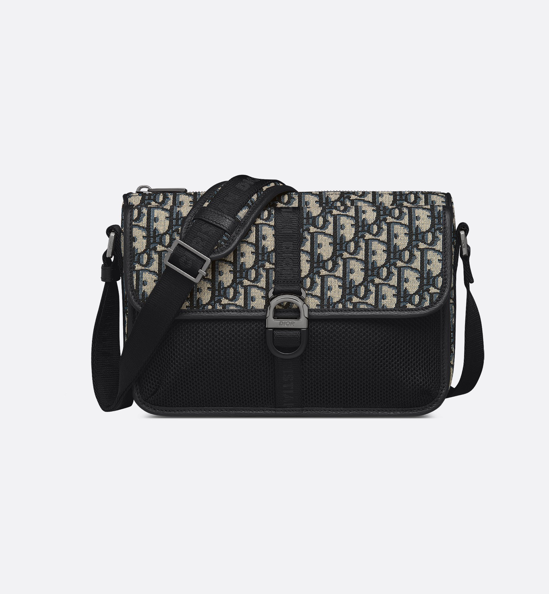 Dior 8 Bag with Strap Black Dior Oblique Jacquard | DIOR Dior 8 Bag with Strap Black Dior Oblique Jacquard | DIOR