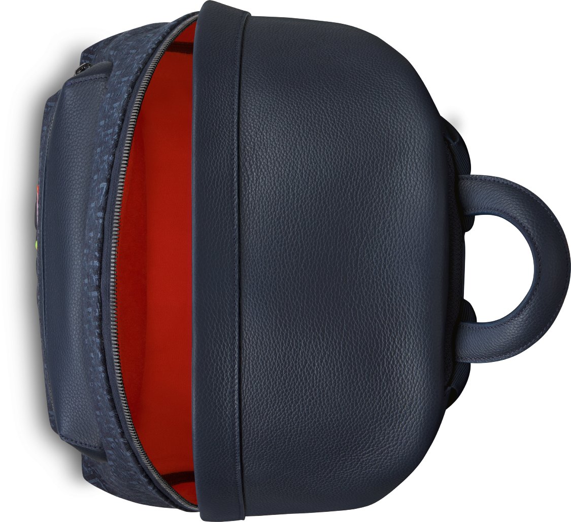 DIOR AND KAWS Rider 2.0 Zipped Backpack Top shot view