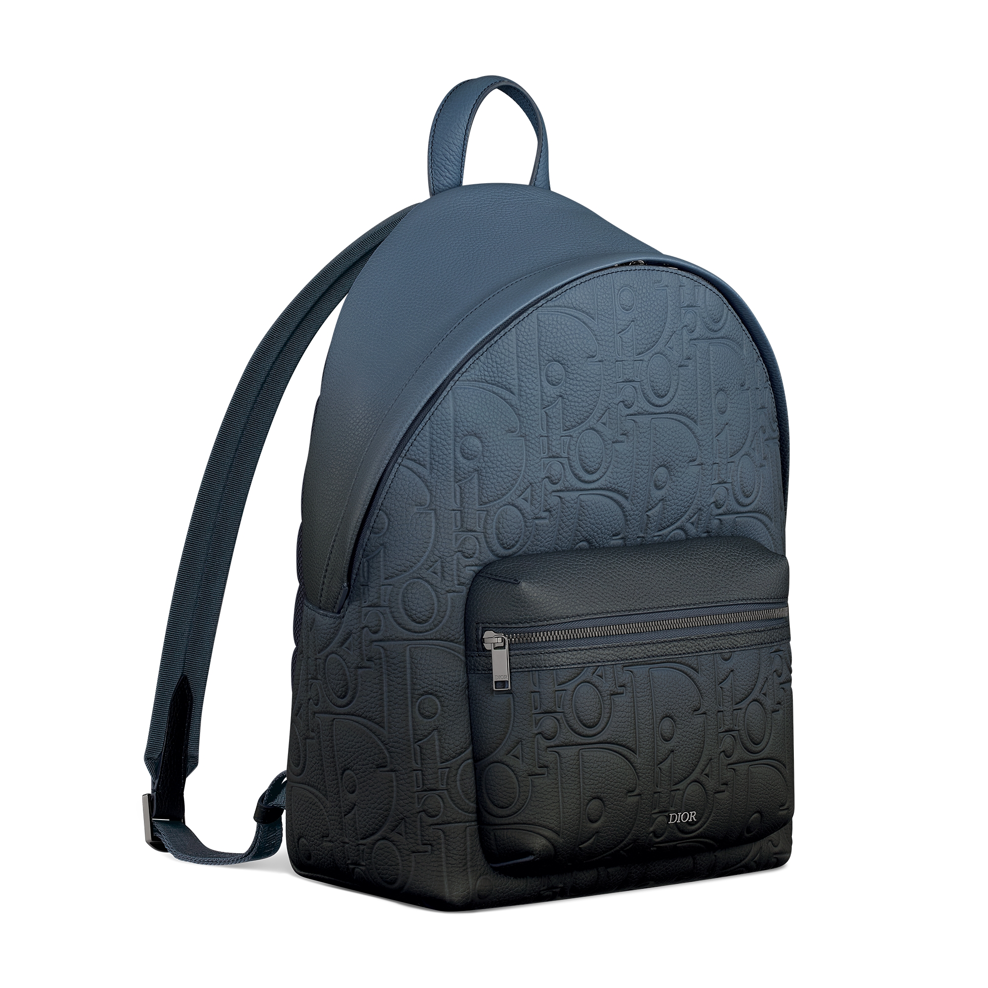 Rider 2.0 ジップ付き バックパック ディオール グラビティ レザー &amp; グレインドカーフスキン E03