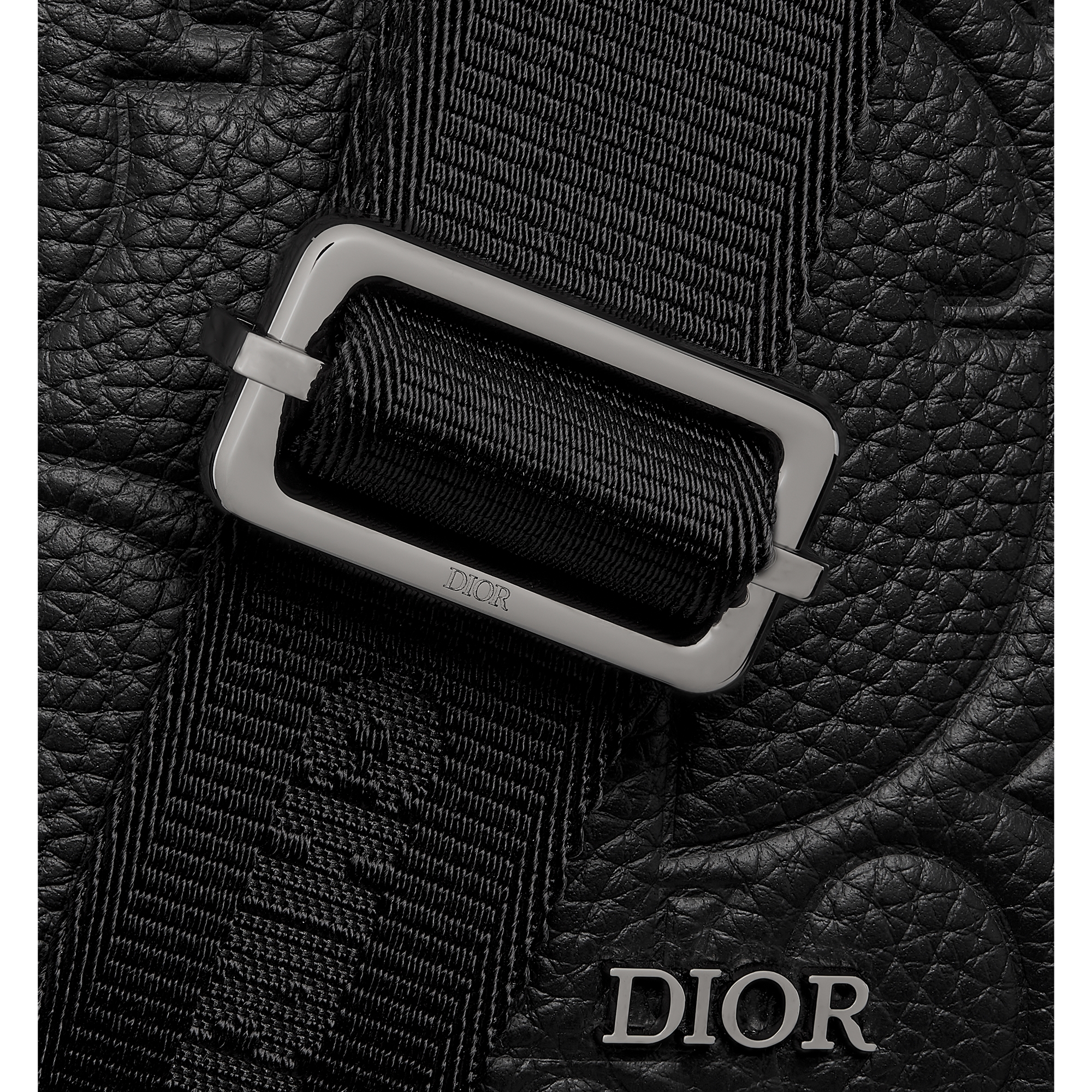 Rider 2.0 Sling Bag Black Dior Gravity Leather and Black Grained Calfskin E09