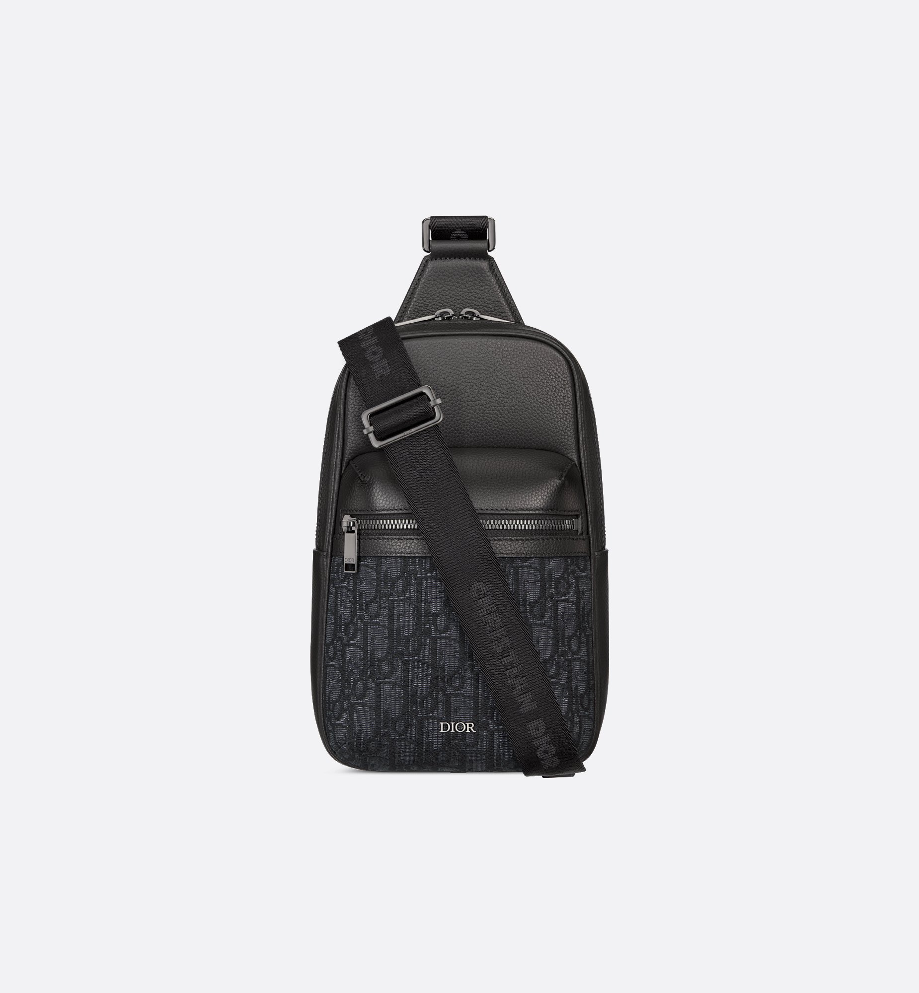 Rider 2.0 Sling Bag Beige and Black Dior Oblique Jacquard Rider 2.0 Sling Bag Beige and Black Dior Oblique Jacquard