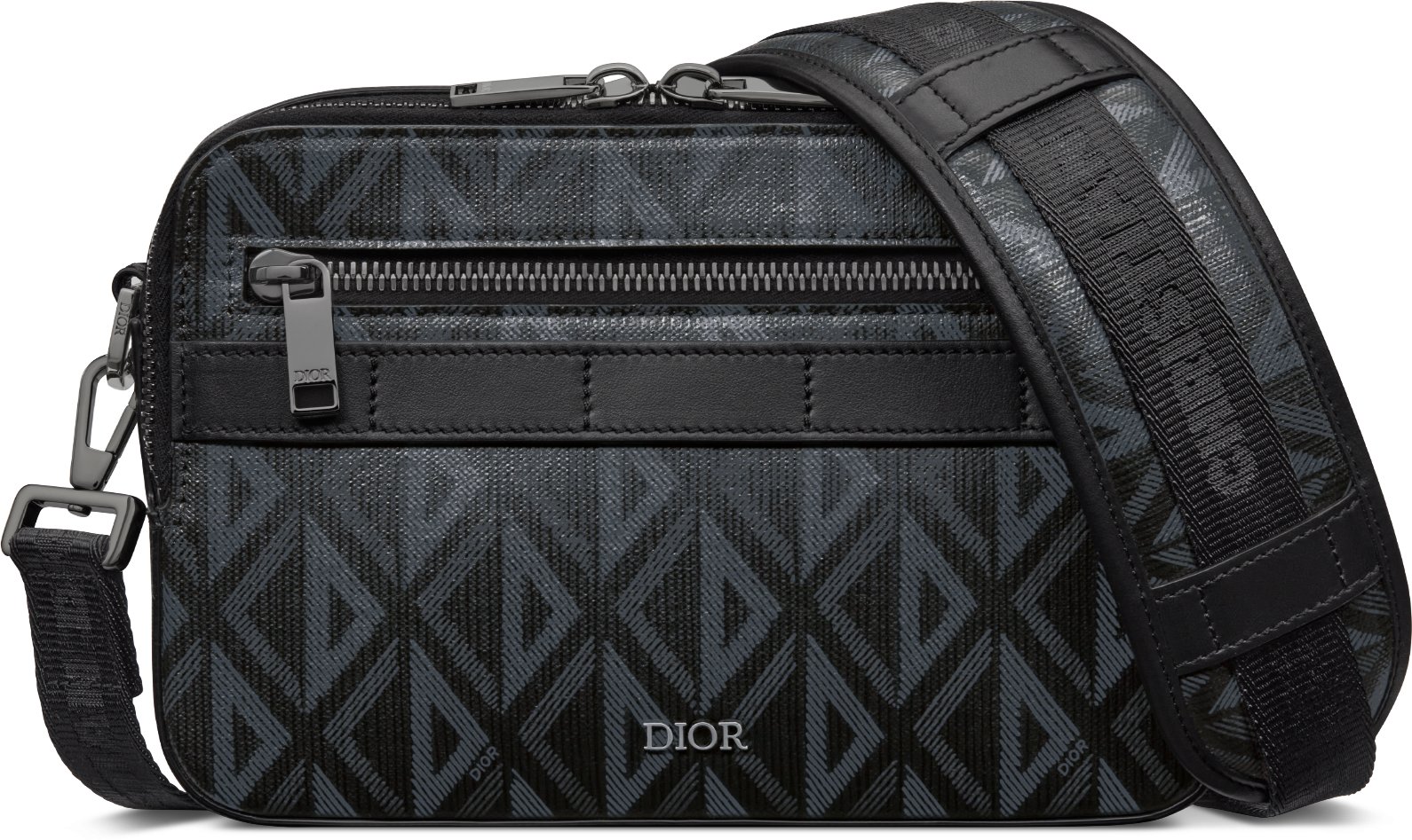 爆買い 英語 DIOR コットンキャンバス コーティング Diamond CD バッグ Safari | ボディーバッグ