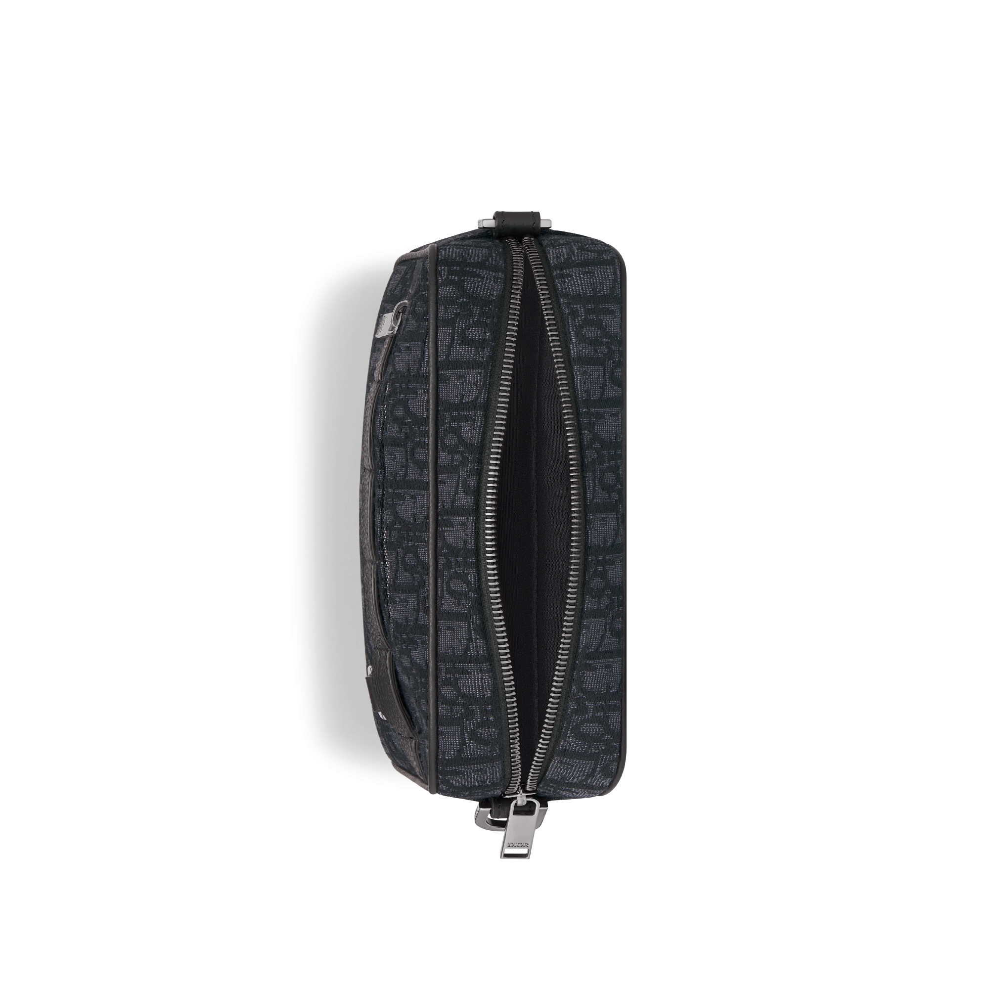 Safari 包款附背帶 黑色 Dior Oblique 緹花 E06