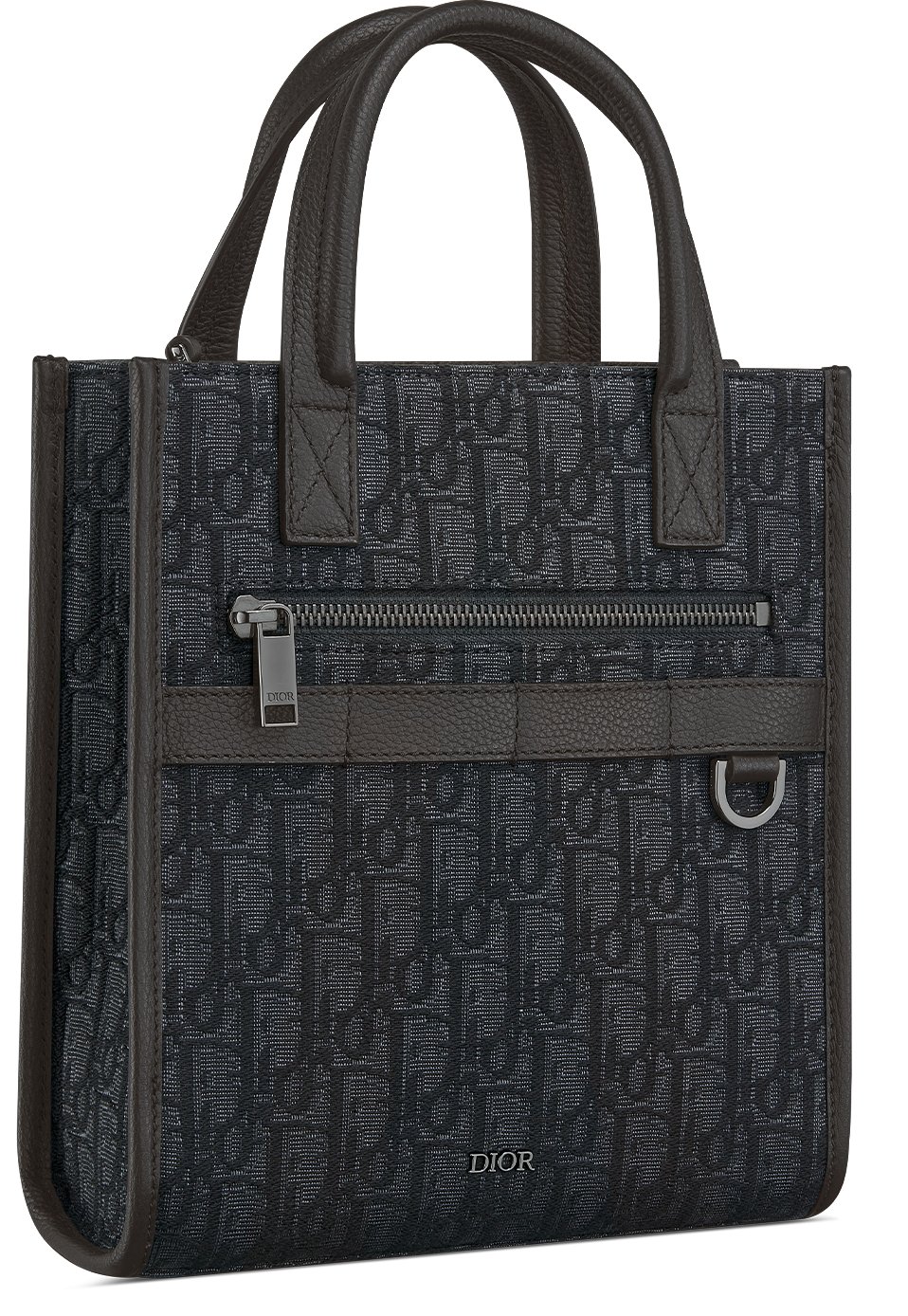 Safari North South Tote Bag Black Dior Oblique Jacquard DIOR
