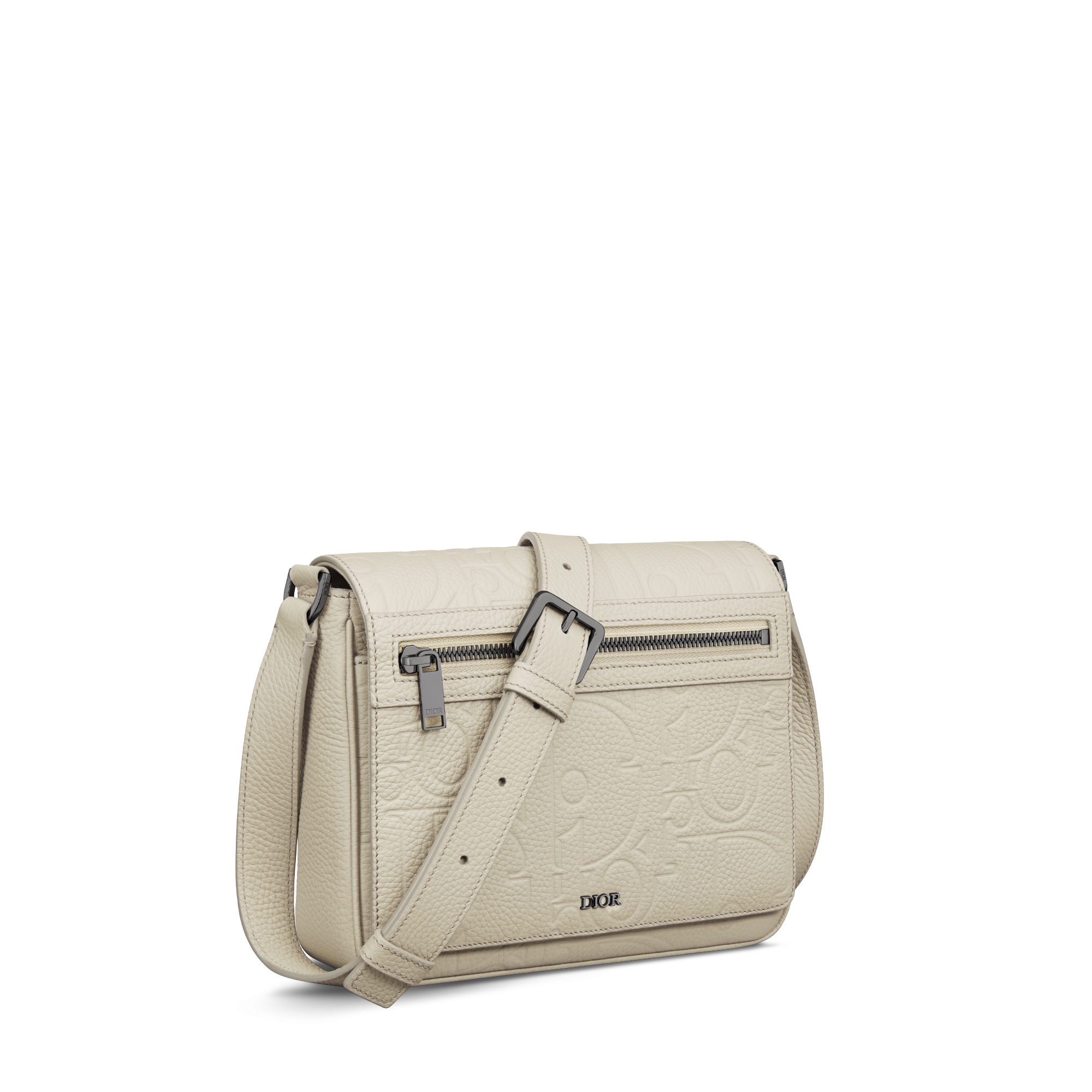 フラップ付き メッセンジャーバッグ ディオール グラビティ レザー & グレインドカーフスキン E03