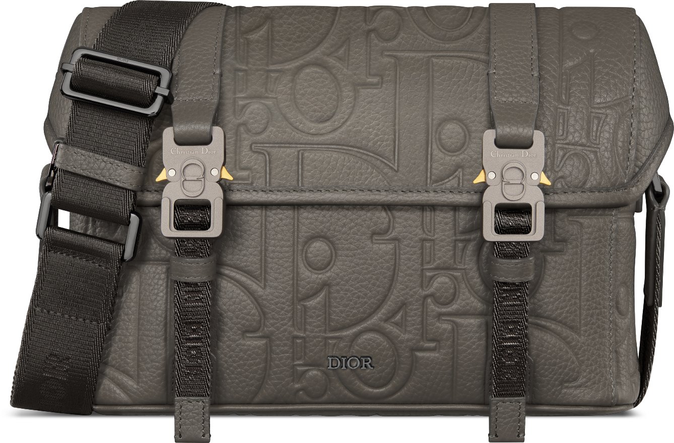 24AW◆Dior Hit the Road フラップ付きメッセンジャーバッグ Dior Hit the Road Messenger Bag with Flap Gray Dior Gravity