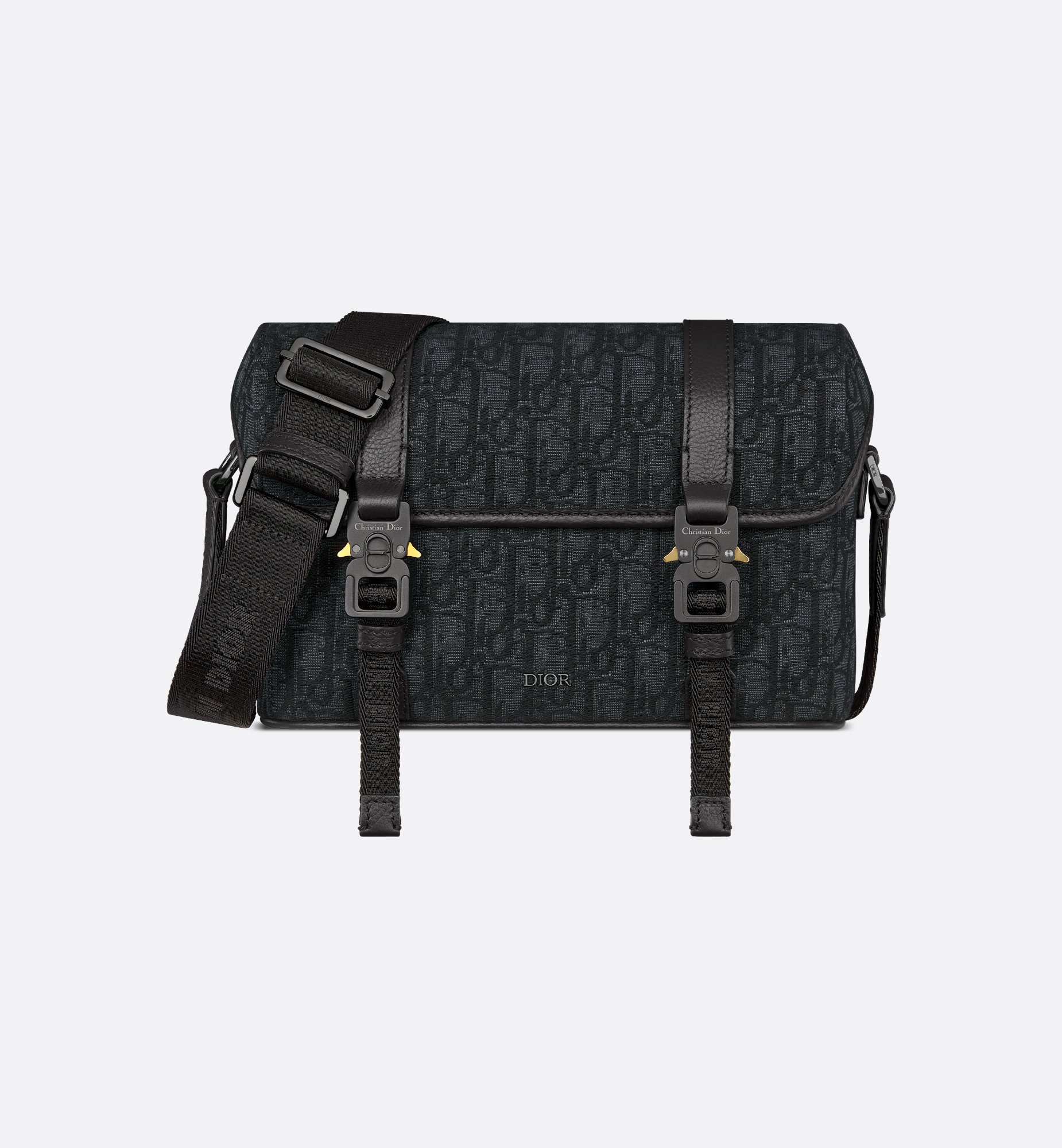 Dior Hit the Road Messenger Bag with Flap Beige and Black Dior Hit the Road Messenger Bag with Flap Beige and Black
