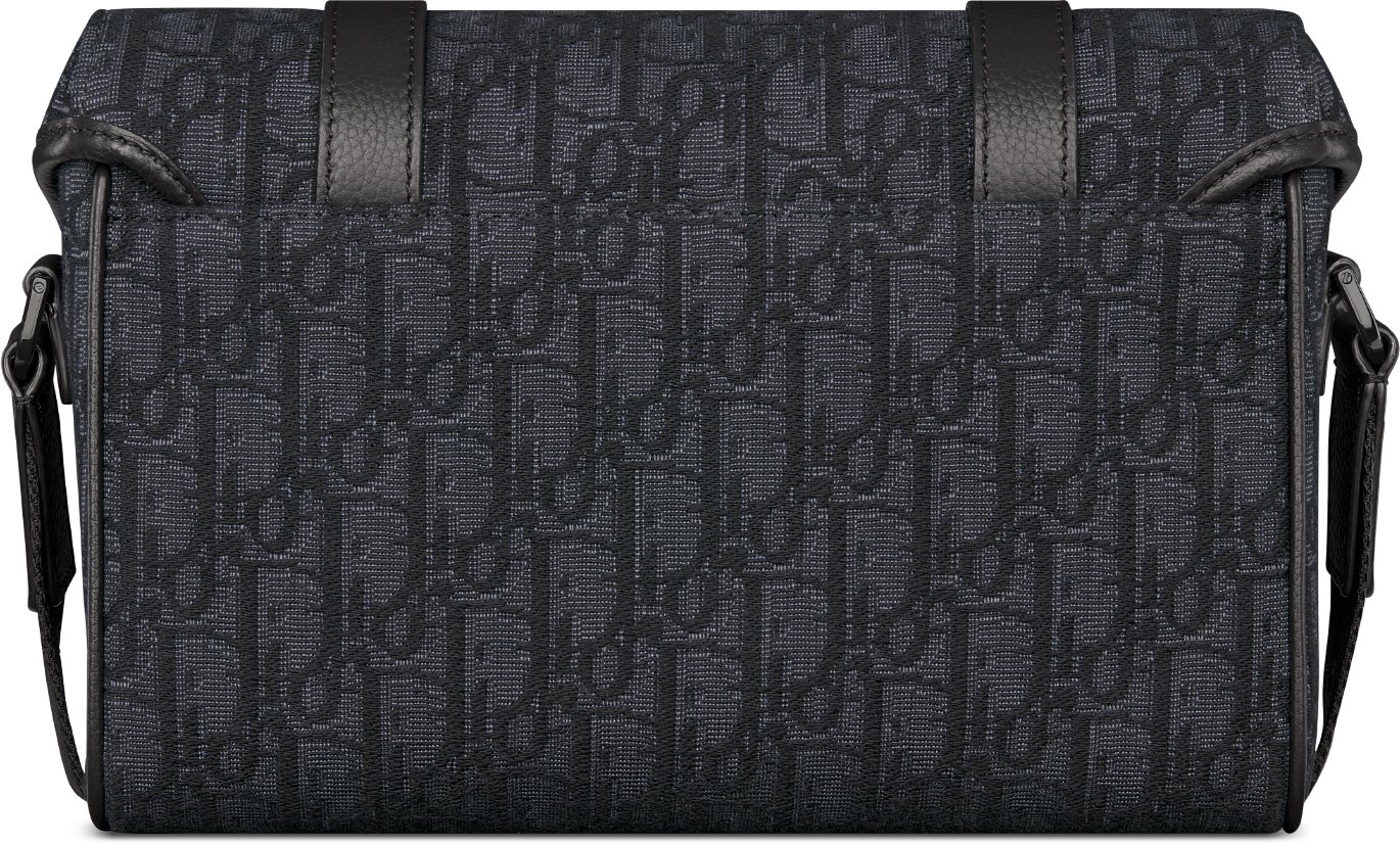 Dior Hit the Road Messenger Bag with Flap Back view