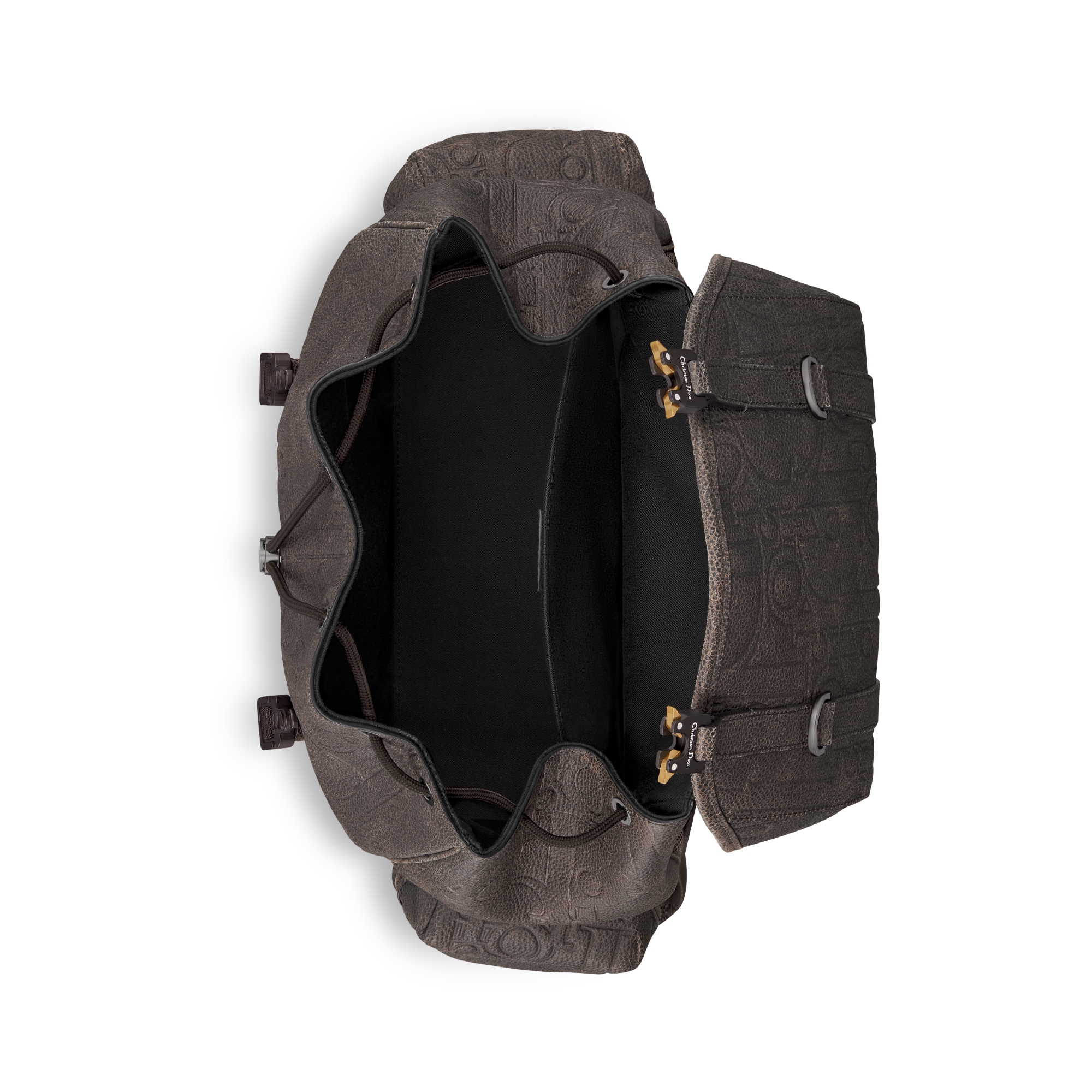 Dior Hit The Road-rugzak met flap Bruin Dior Gravity Vintage-leer E06