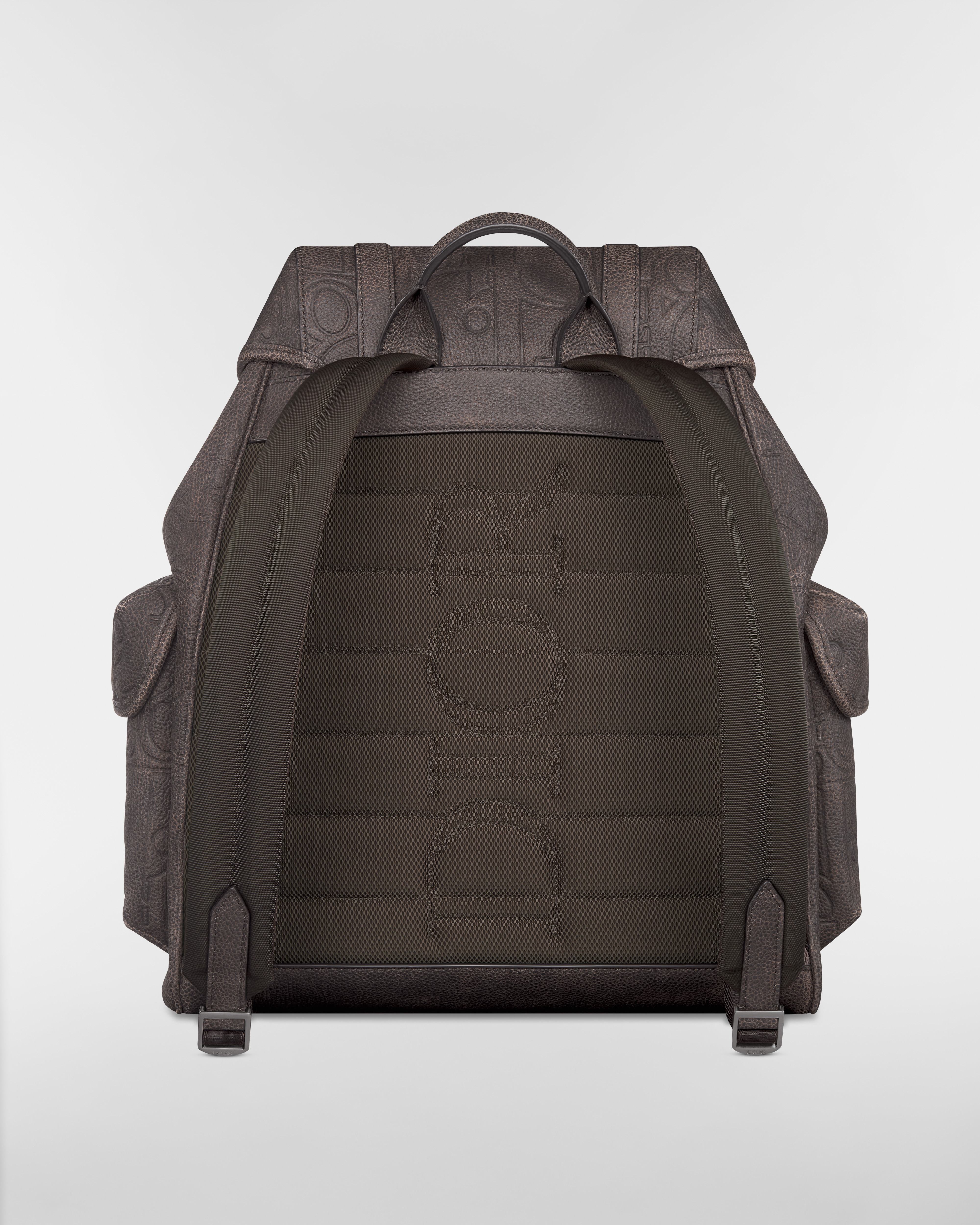 Dior Hit The Road-rugzak met flap Bruin Dior Gravity Vintage-leer E08