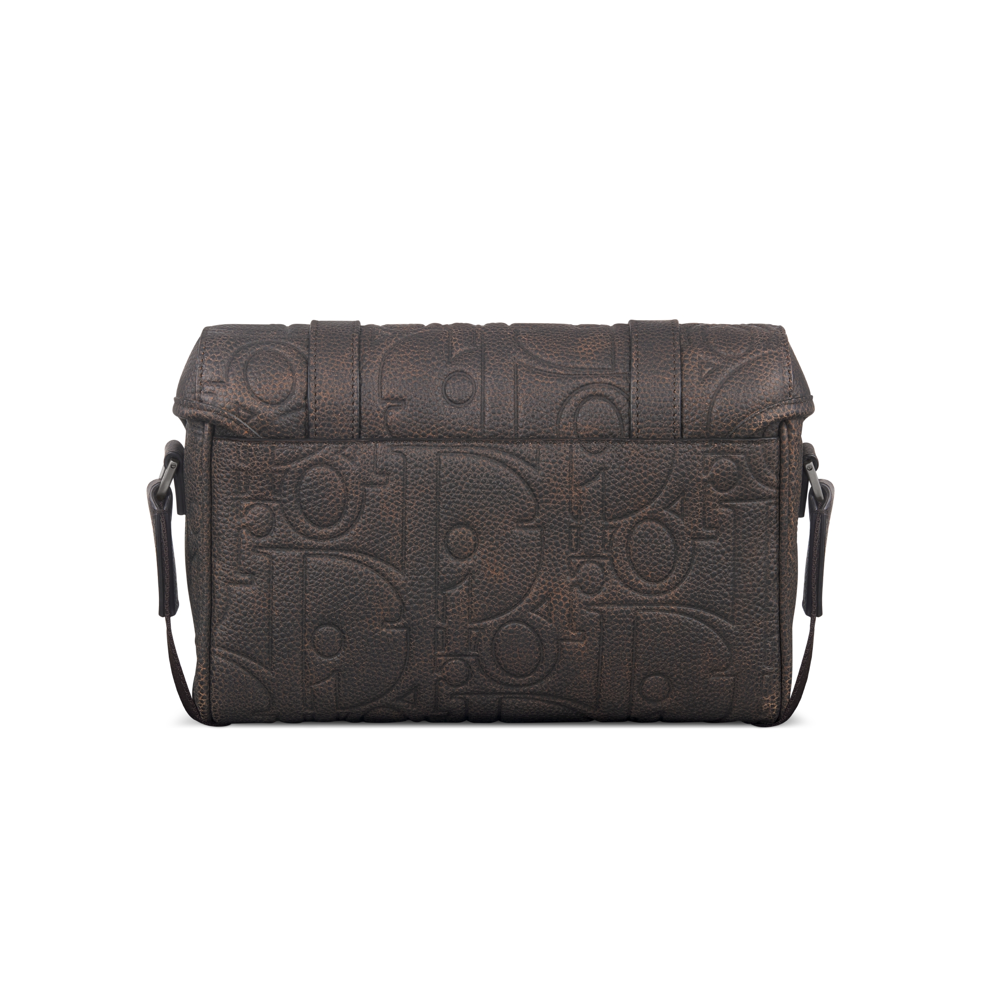 Dior Hit the Road Messenger Bag with Flap Brown Dior Gravity Vintage Leather E08