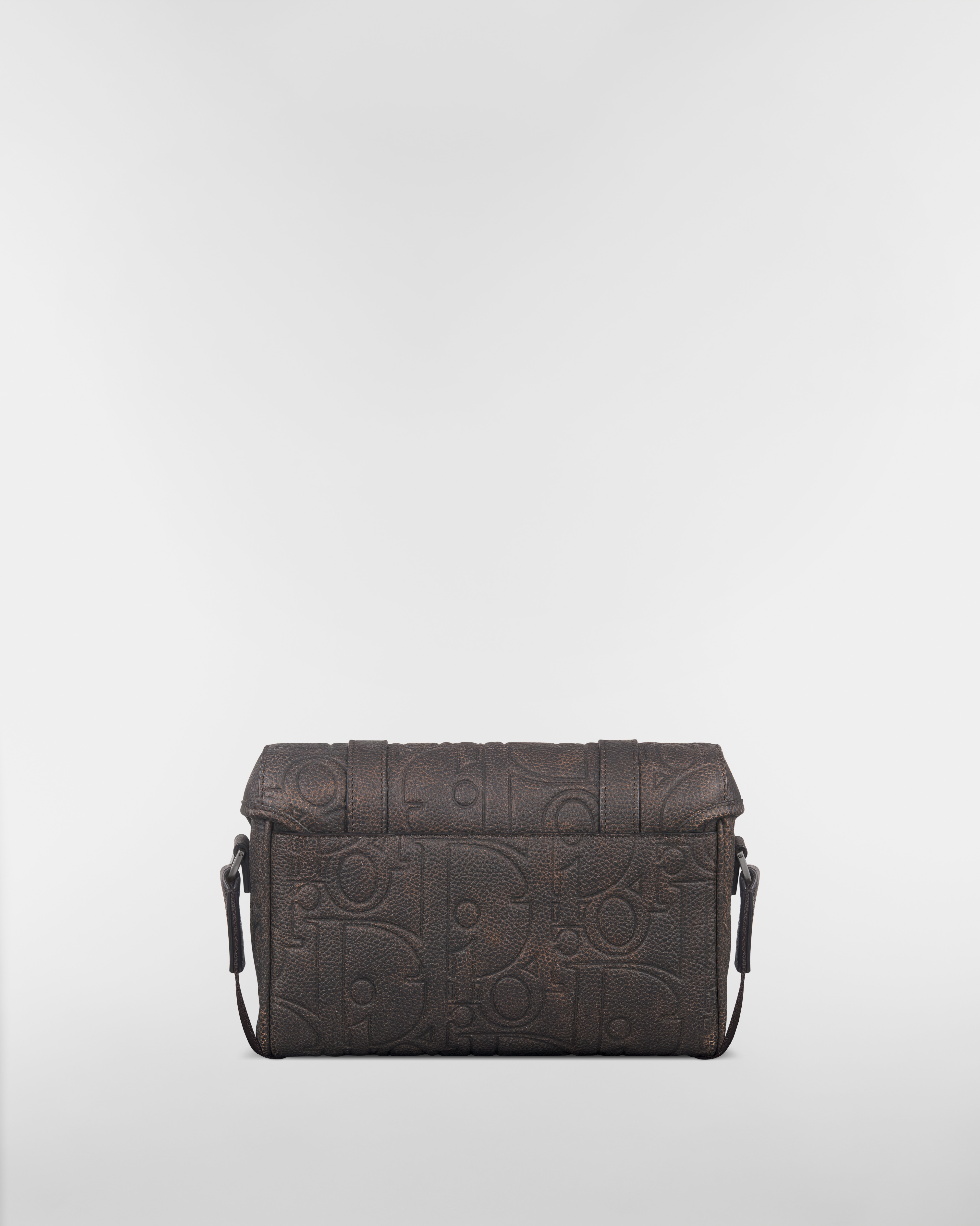 Dior Hit the Road Messenger Bag with Flap Brown Dior Gravity Vintage Leather E08