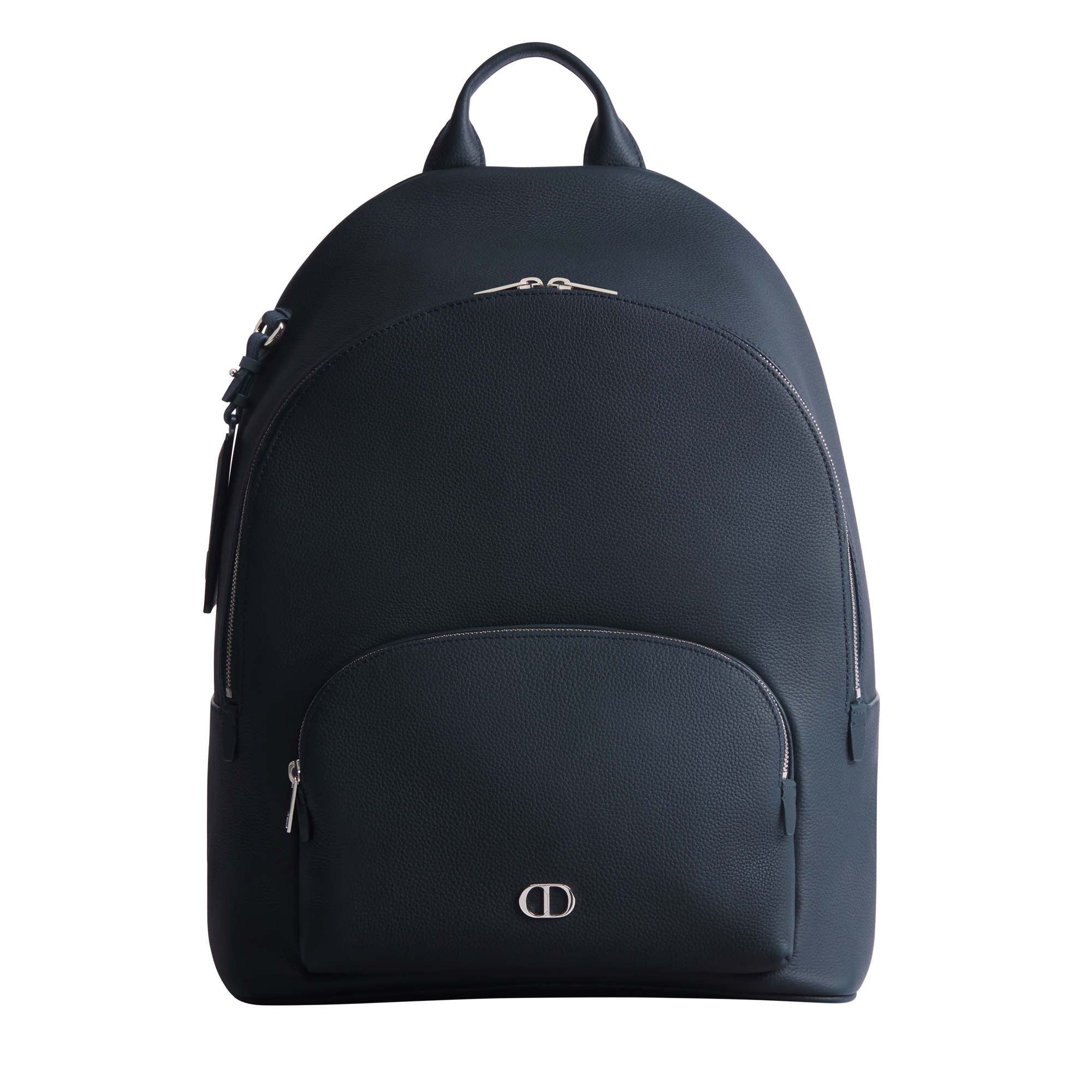  Navy Blue Matte Grained Calfskin