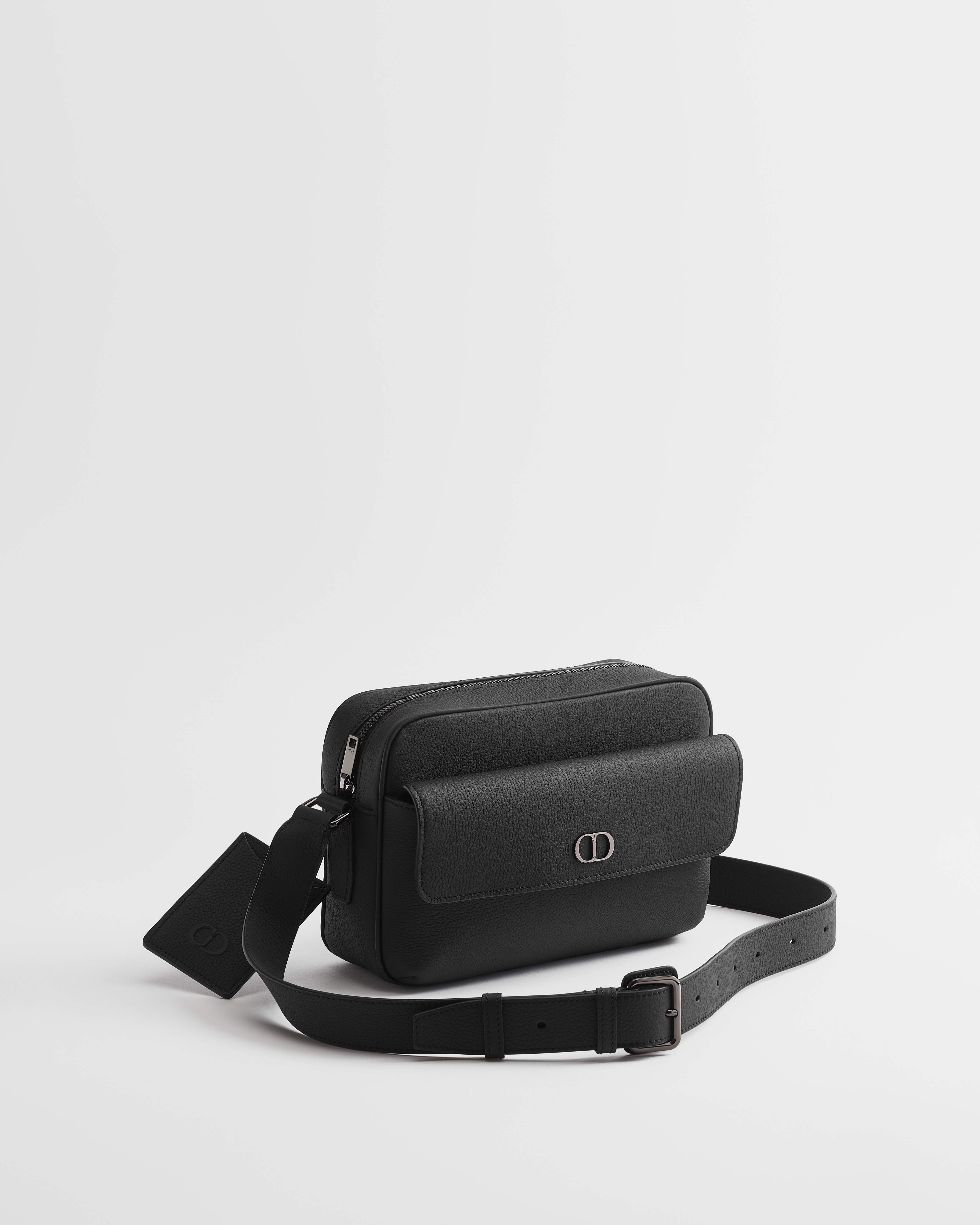 CD Icon Zipped Messenger Bag