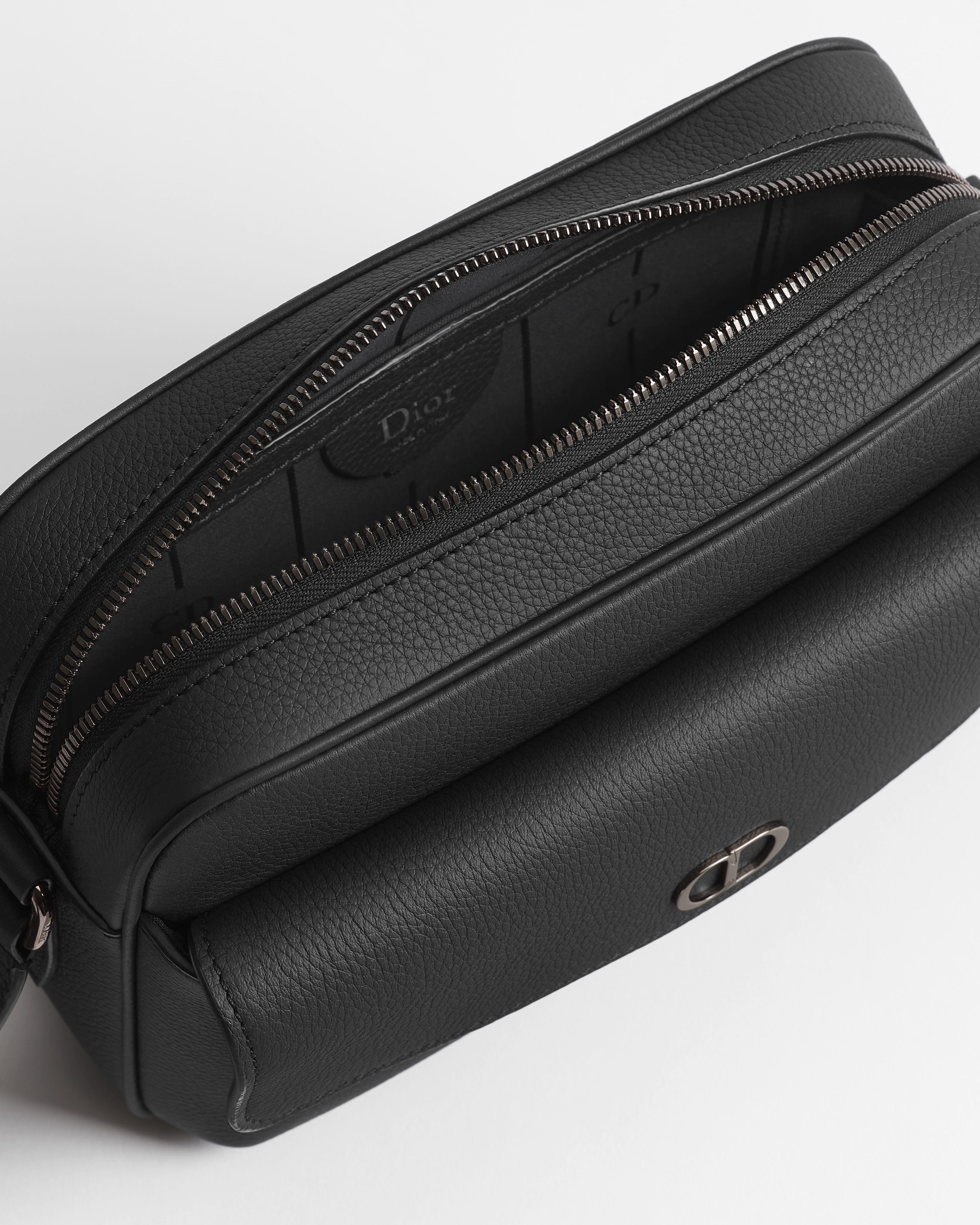 CD Icon Zipped Messenger Bag