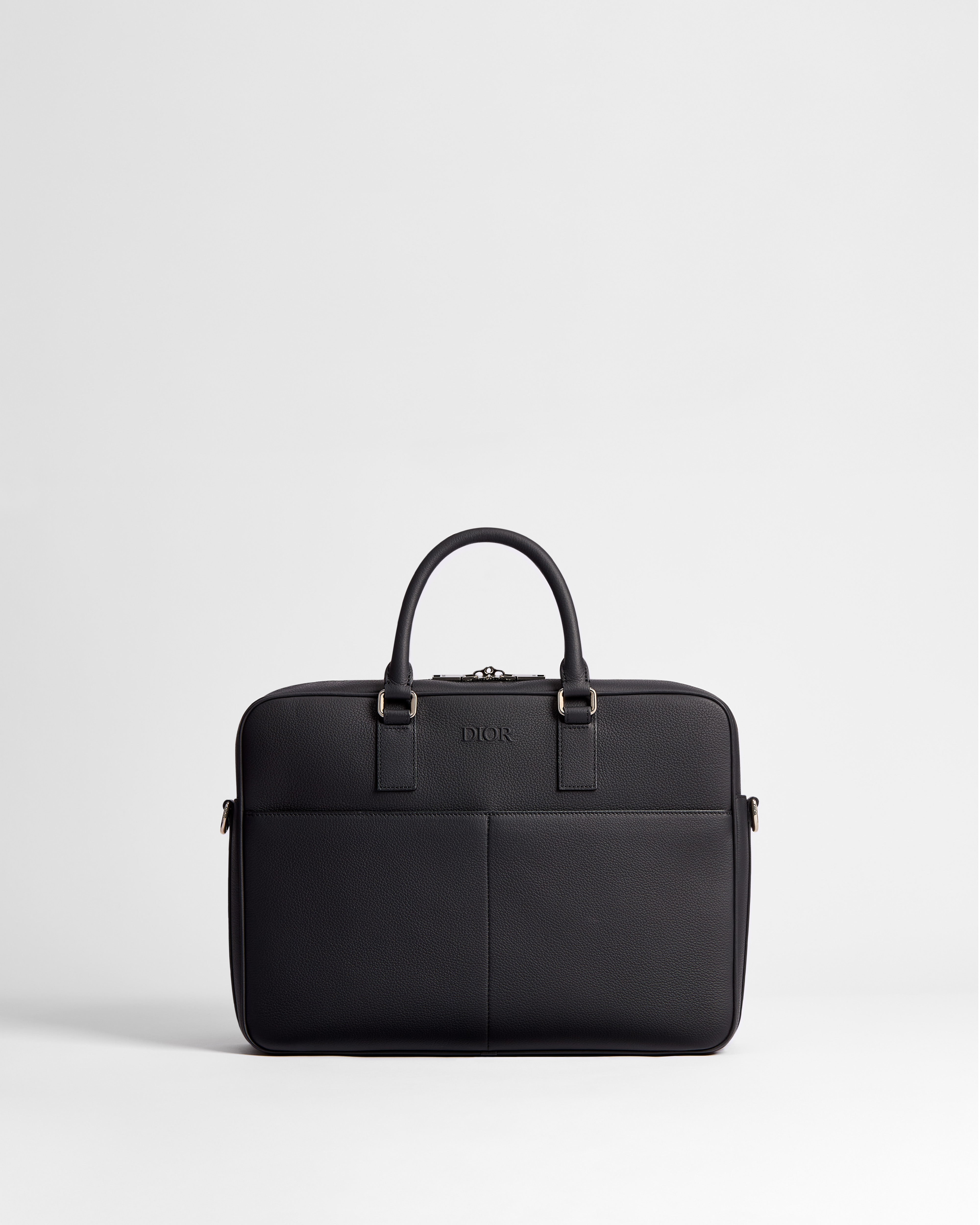 Dior Privé-aktetas Zwart Dior Icons-kalfsleer E01