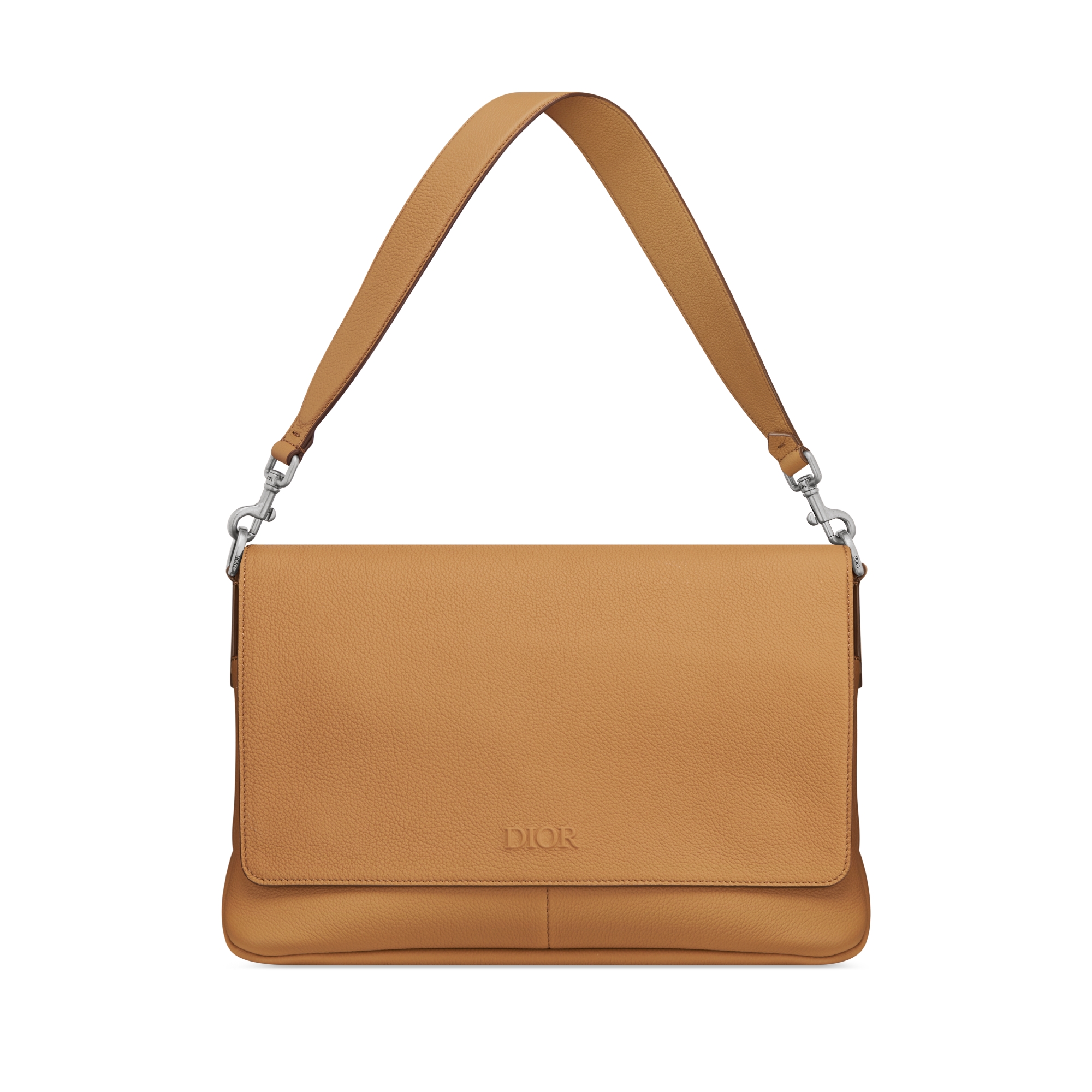 Borsa messenger con pattina Dior Privé Pelle di vitello Dior Icons marrone E10