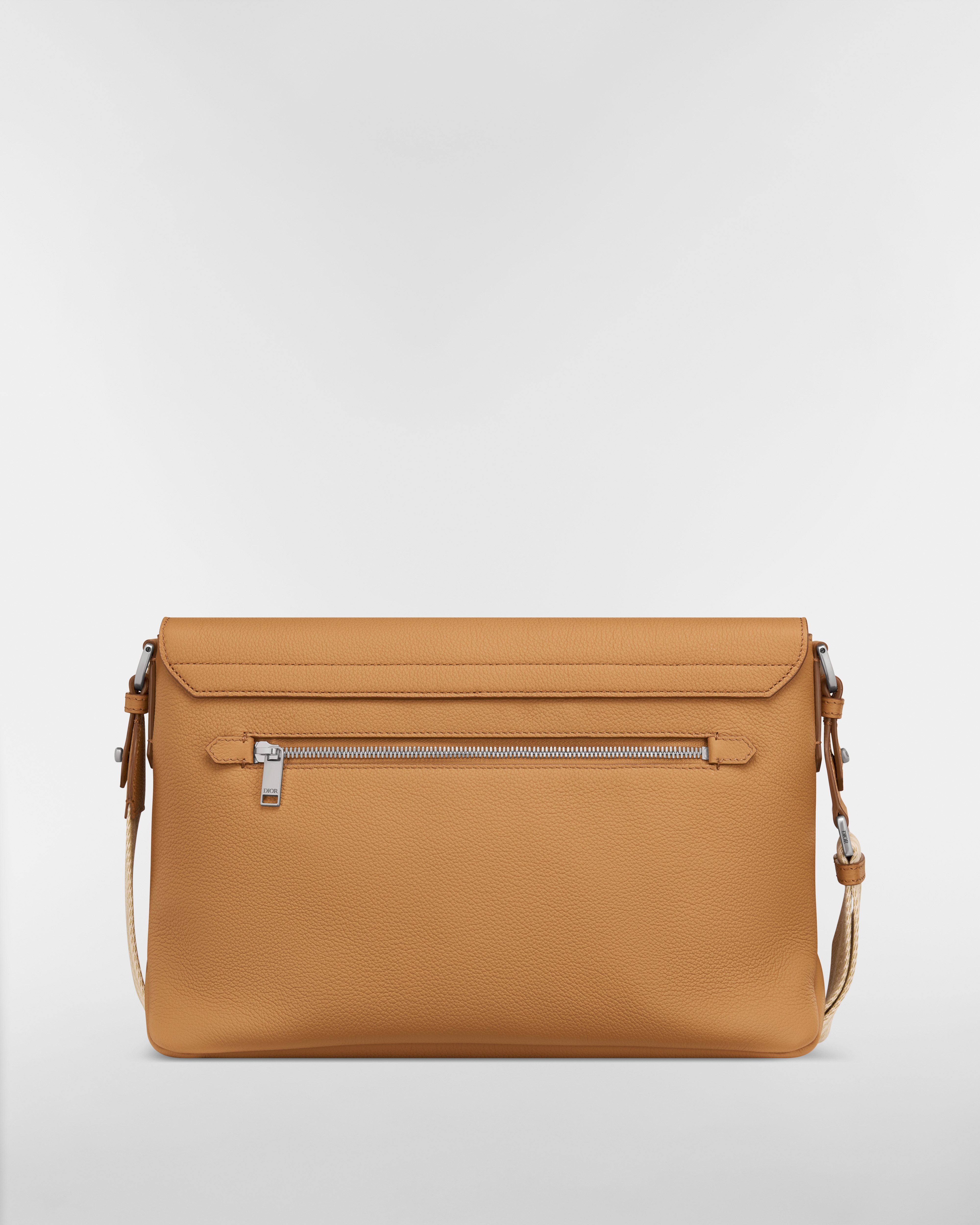 Dior Privé Messenger Bag with Flap Brown Dior Icons Calfskin E08