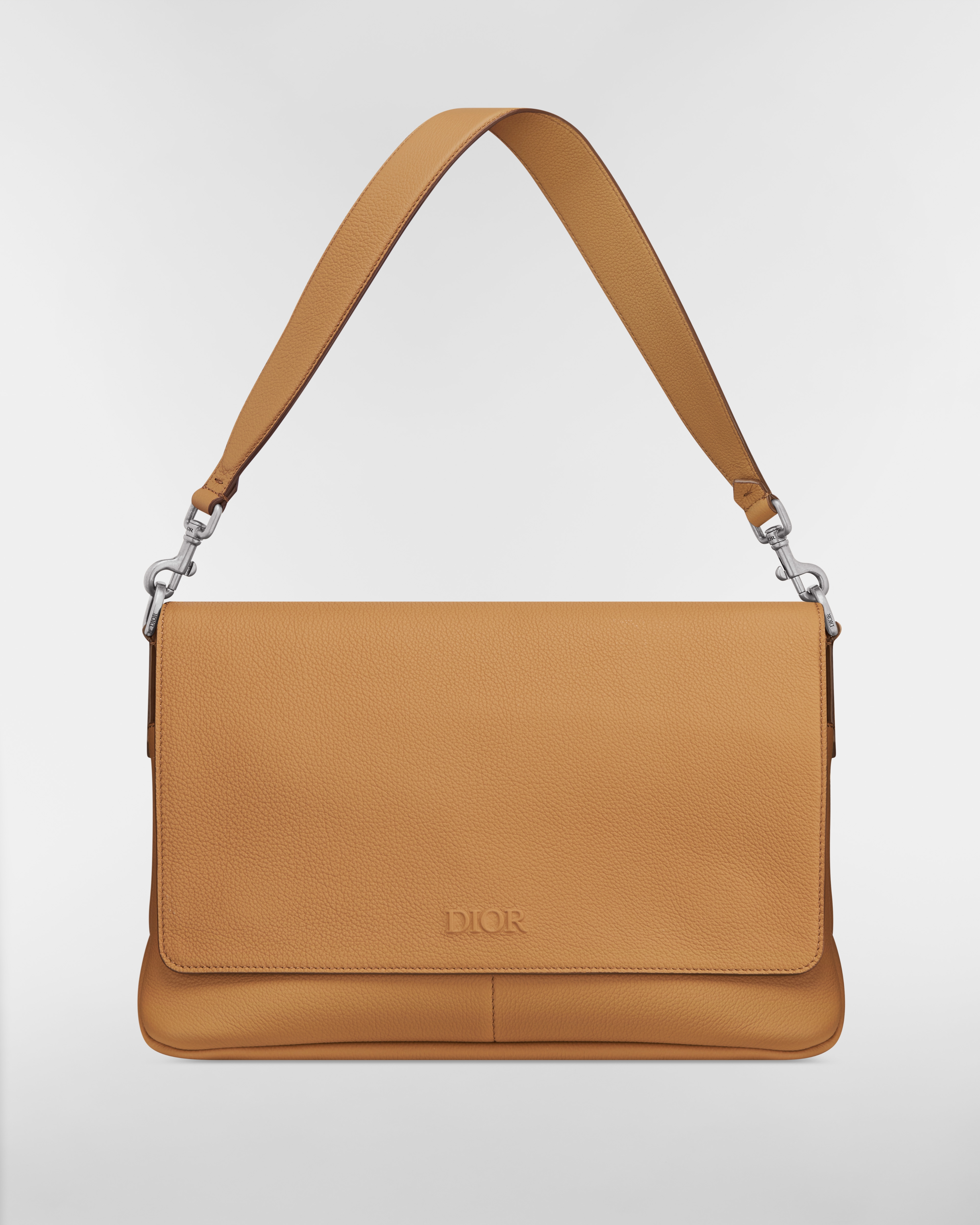 Dior Privé Messenger Bag with Flap Brown Dior Icons Calfskin E10