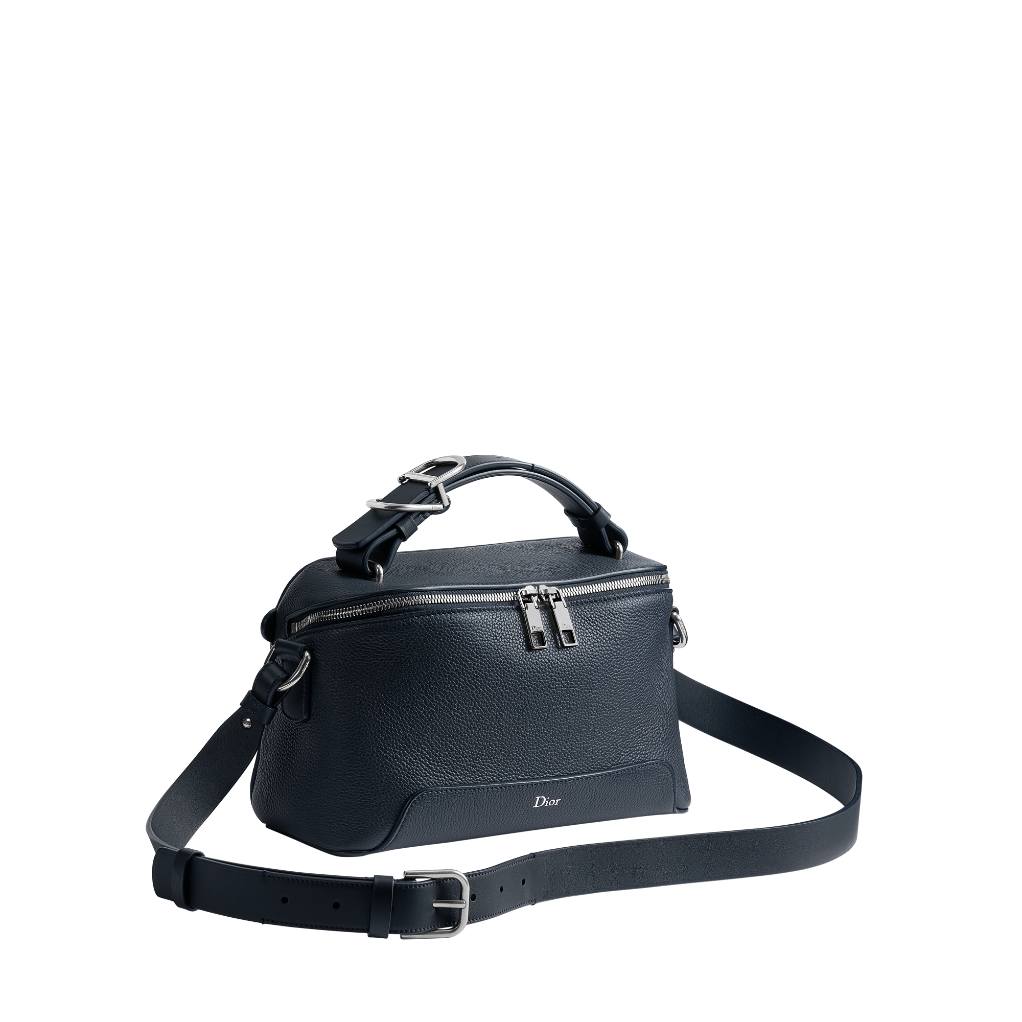 Navy Blue Grained Calfskin