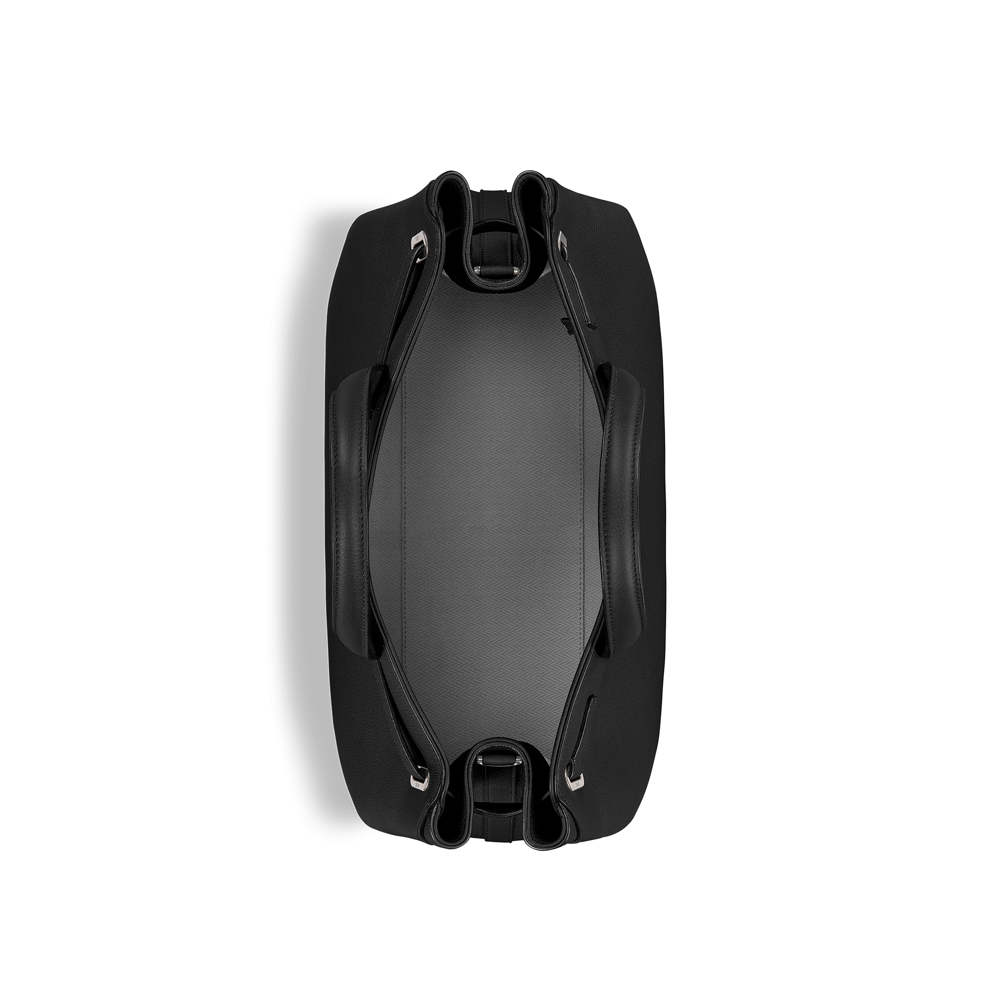 Middelgrote Dior Normandie-tote Zwart Dior Icons-kalfsleer E06