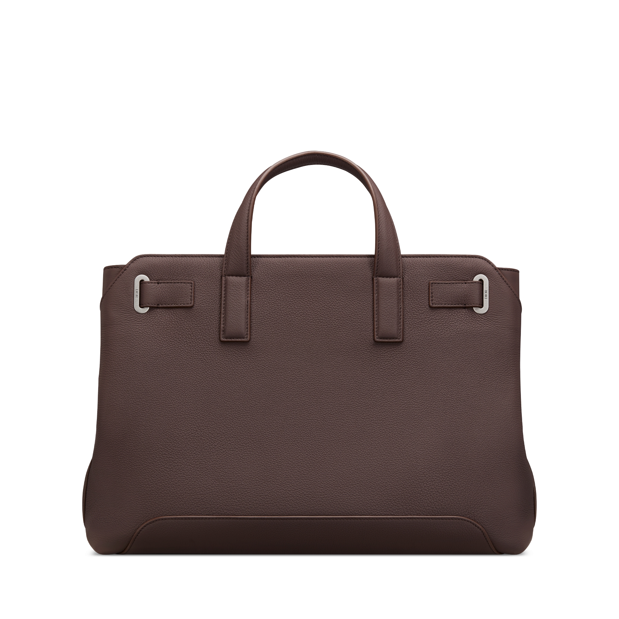 กระเป๋าโท้ท Medium Dior Normandie หนังลูกวัว Dior Icons สีน้ำตาล E08