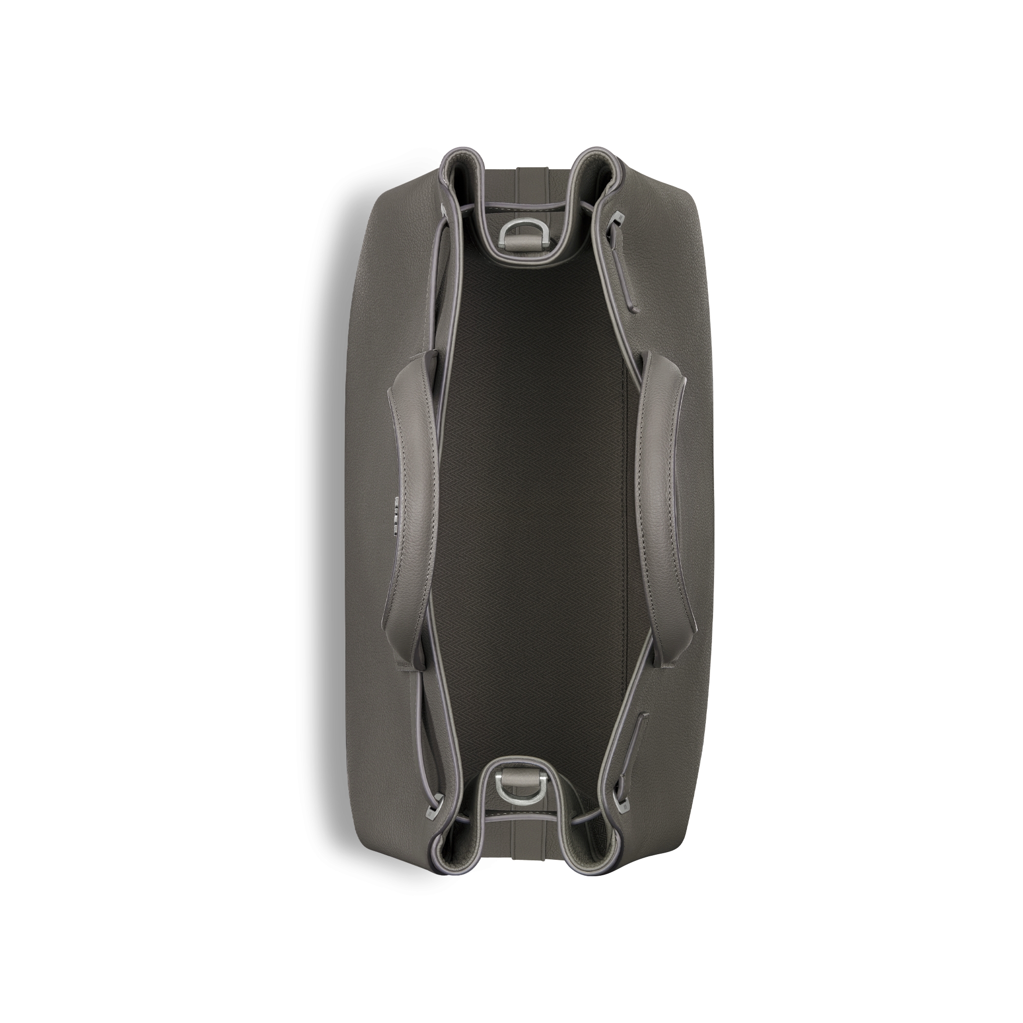 Medium Dior Normandie Tote Bag Gray Dior Icons Calfskin E06