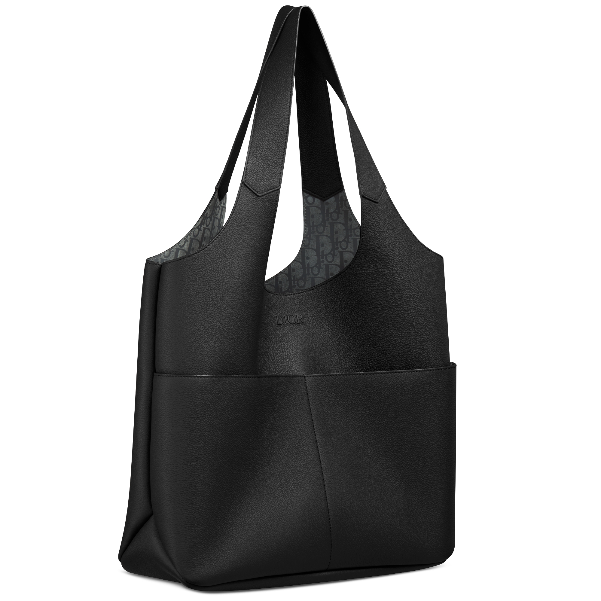 Dior Privé Tote Bag Black Dior Icons Calfskin E03