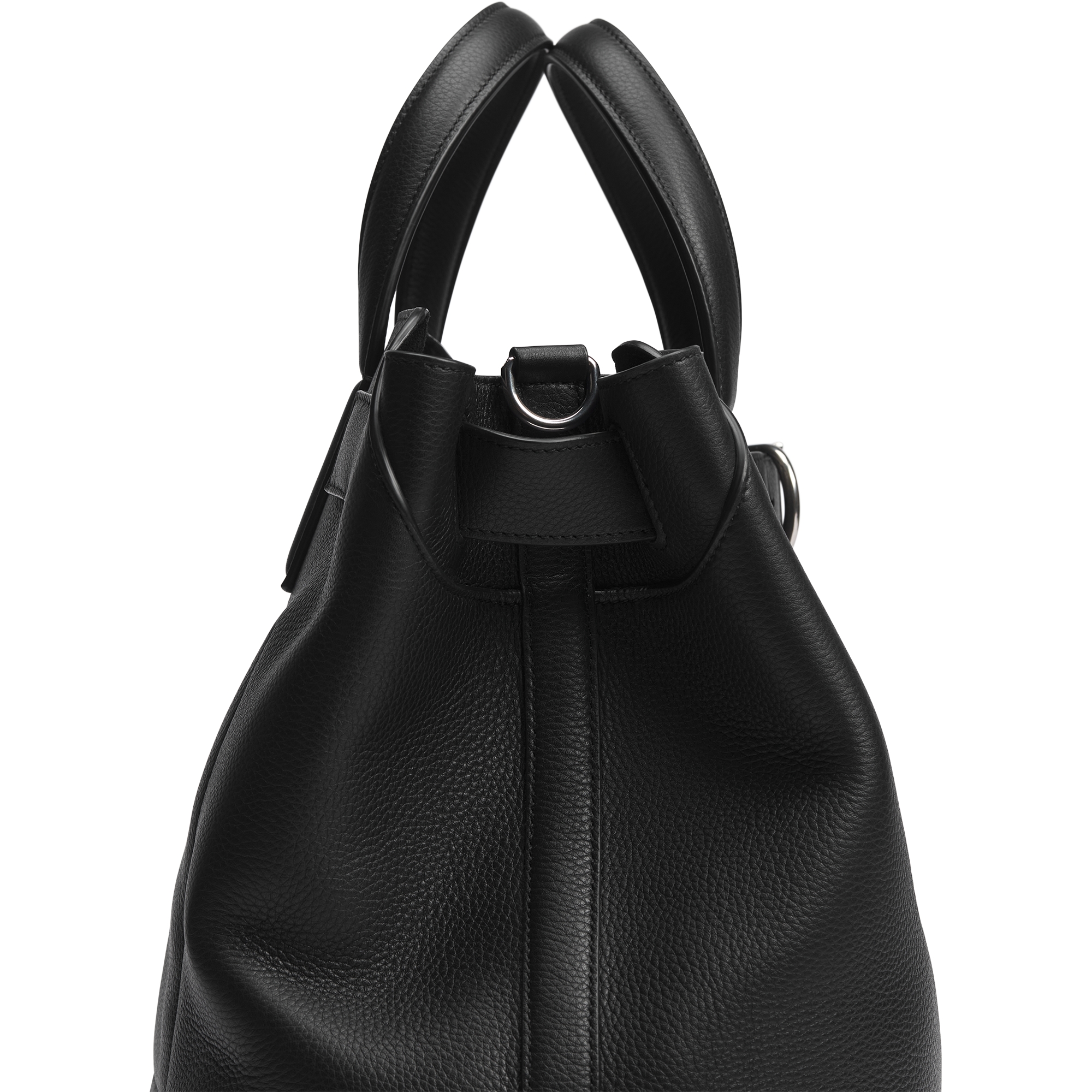 Medium Dior Normandie Tote Bag Black Grained Calfskin E10