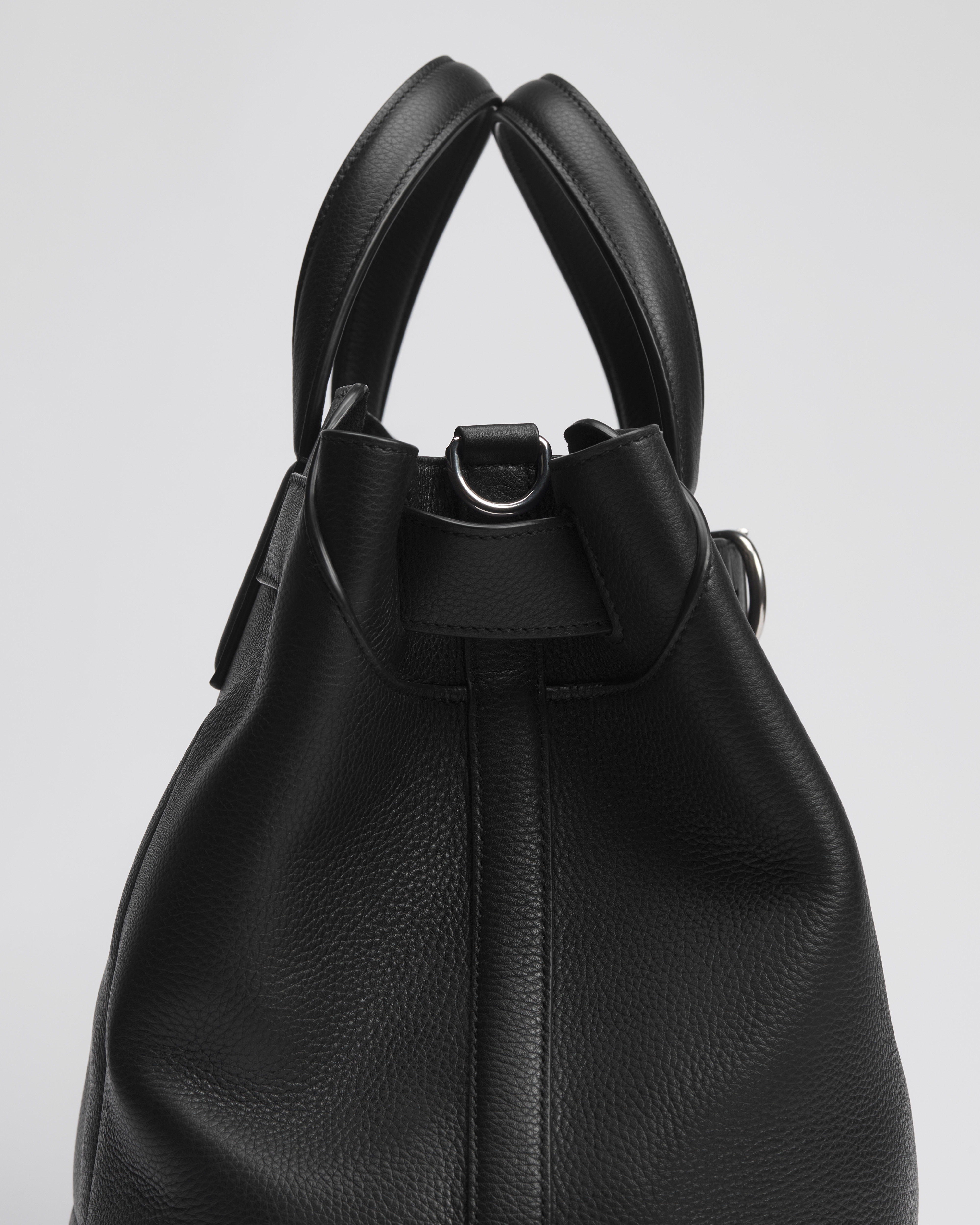 Medium Dior Normandie Tote Bag Black Grained Calfskin E10