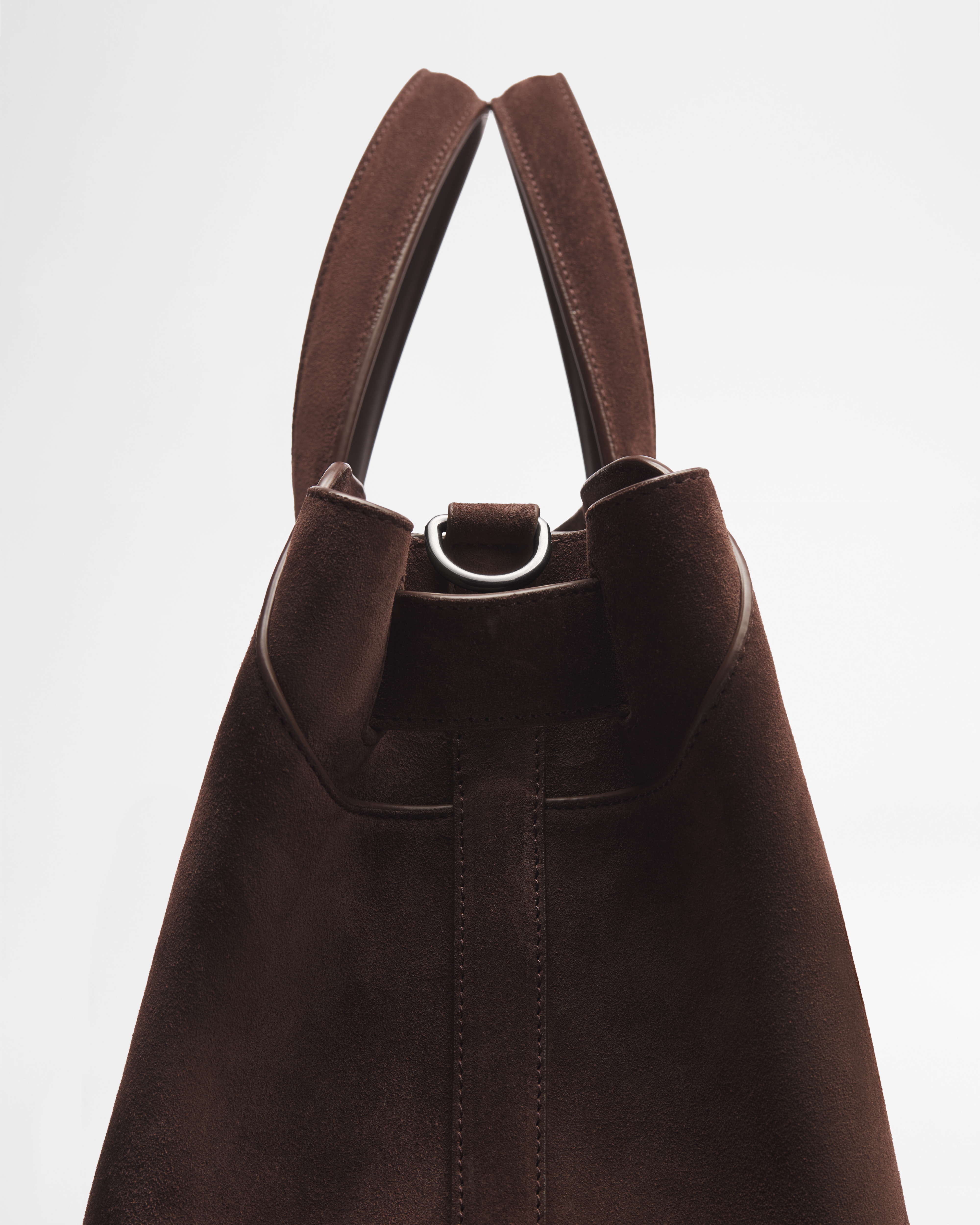 กระเป๋าโท้ท Medium Dior Normandie หนังกลับสีน้ำตาลเข้ม E10