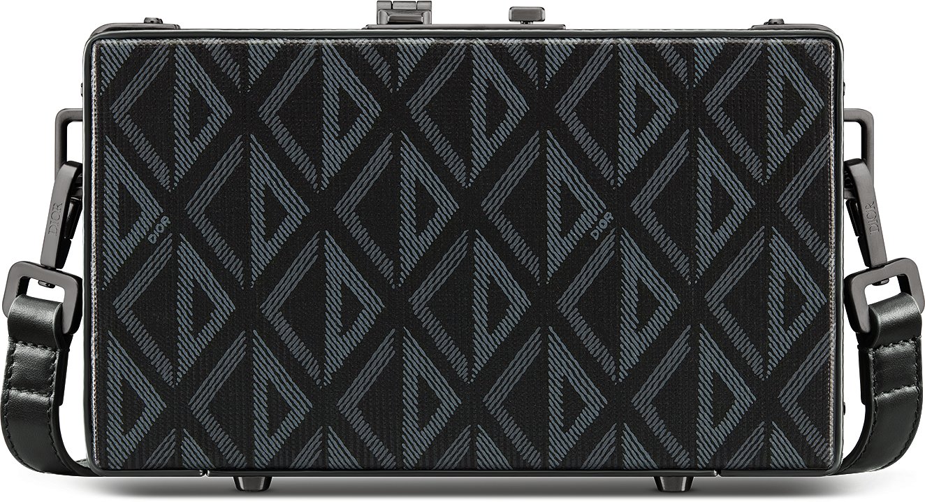 Dior Lock Mini Case Bag with Strap CD Diamond DIOR