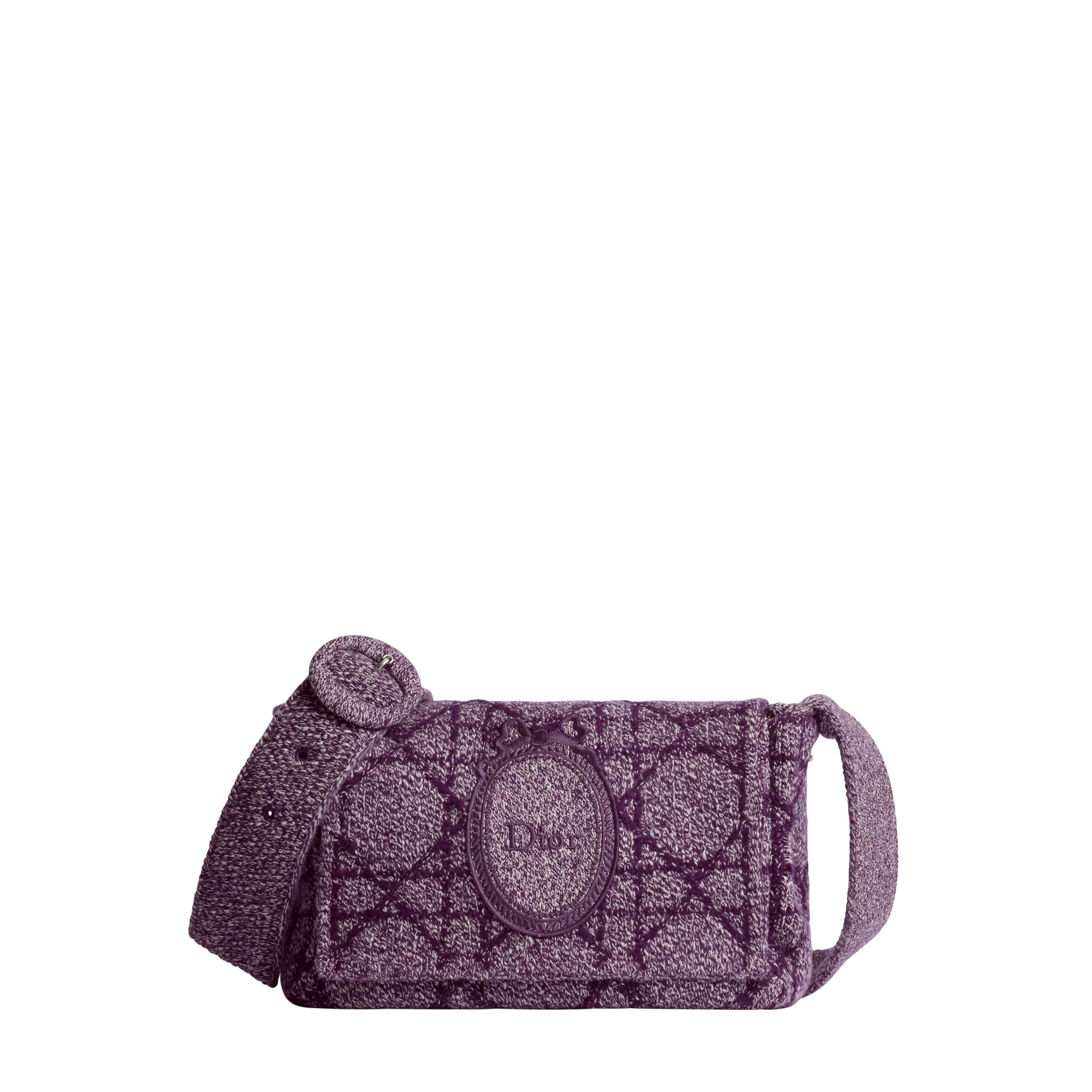  Cannage Wollstrickmischung in Violett