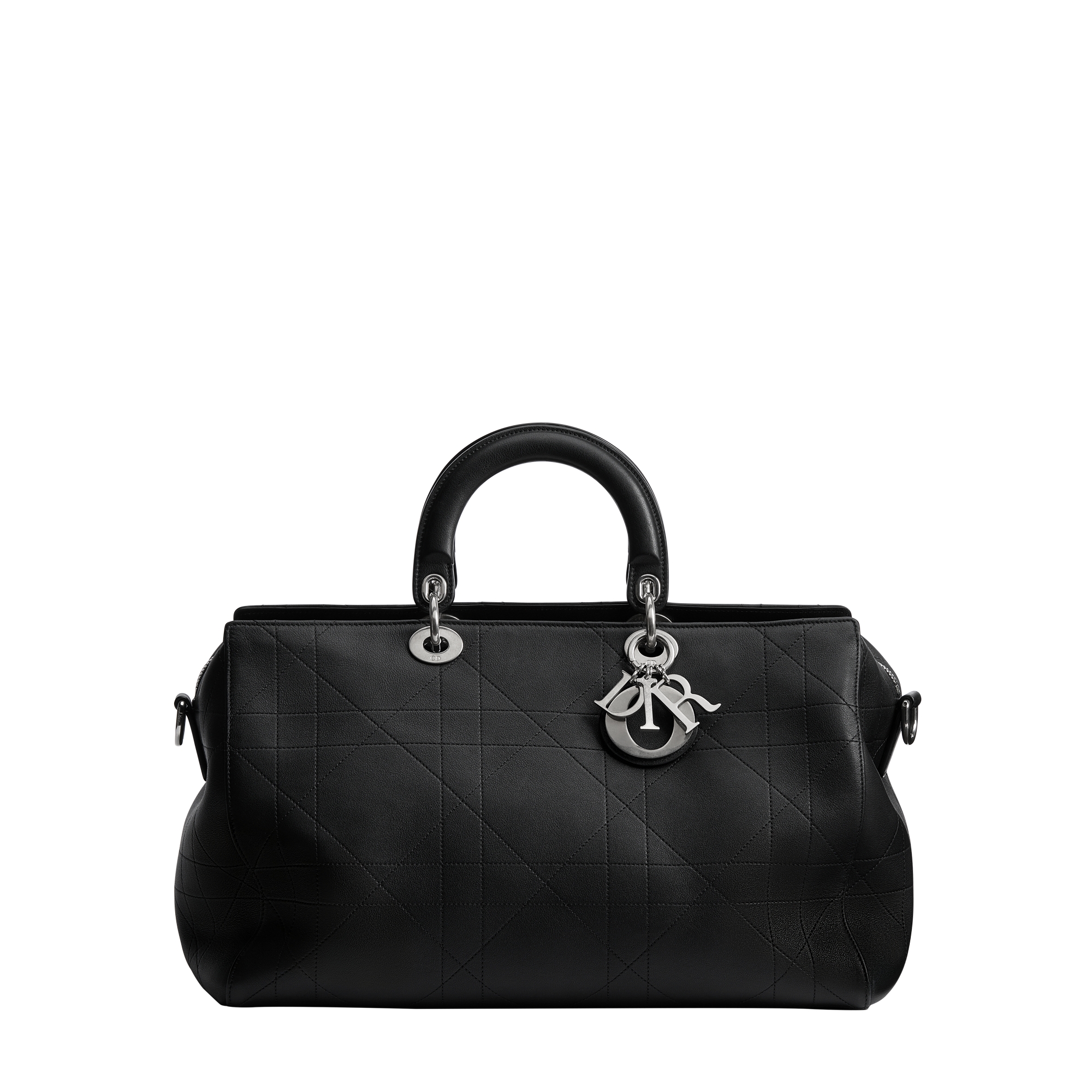  Cannage Kalbsleder in Schwarz