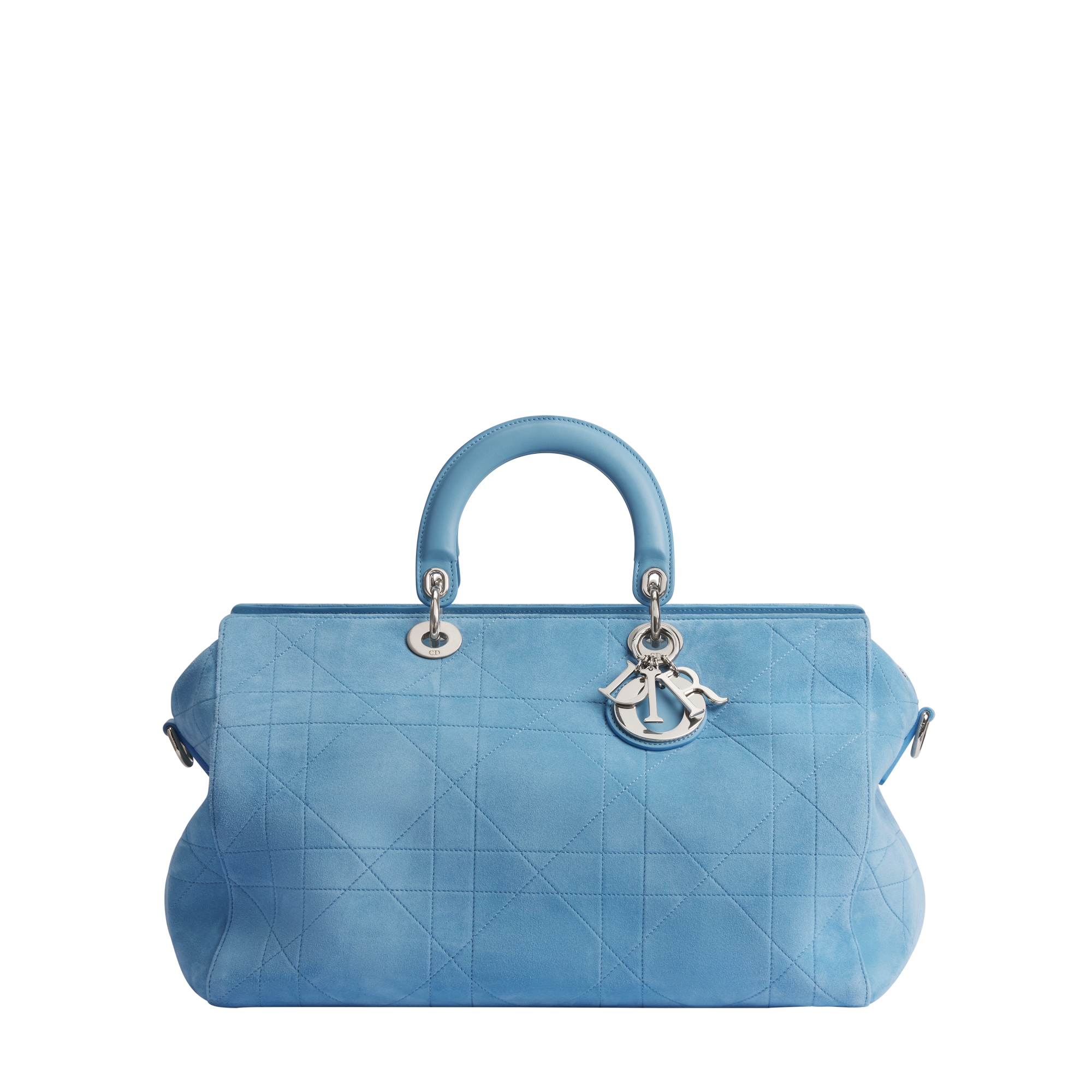  Myosotis Blue Cannage Suede Goatskin