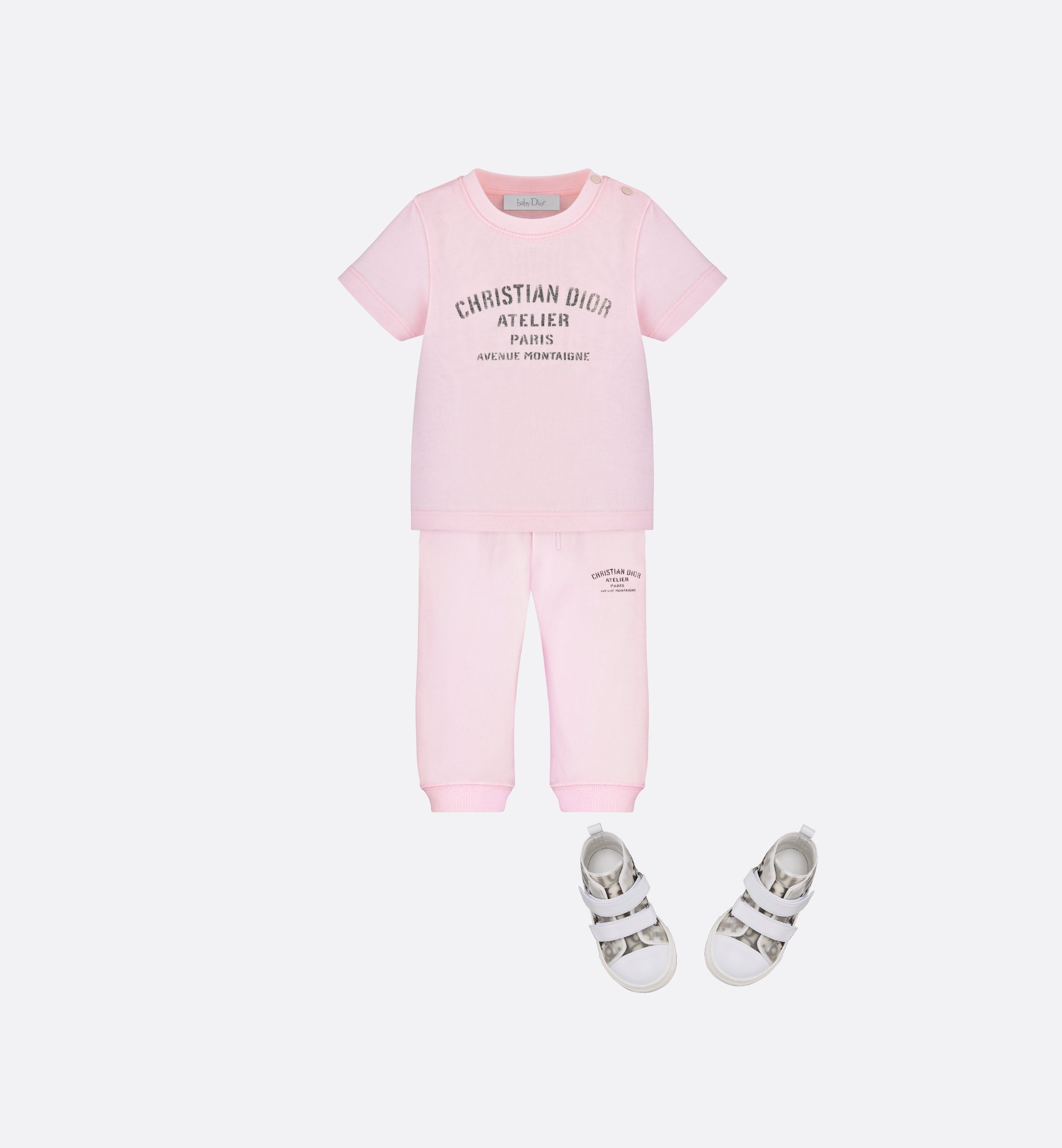 Baby Christian Dior Atelier Track Pants Worn view cropped