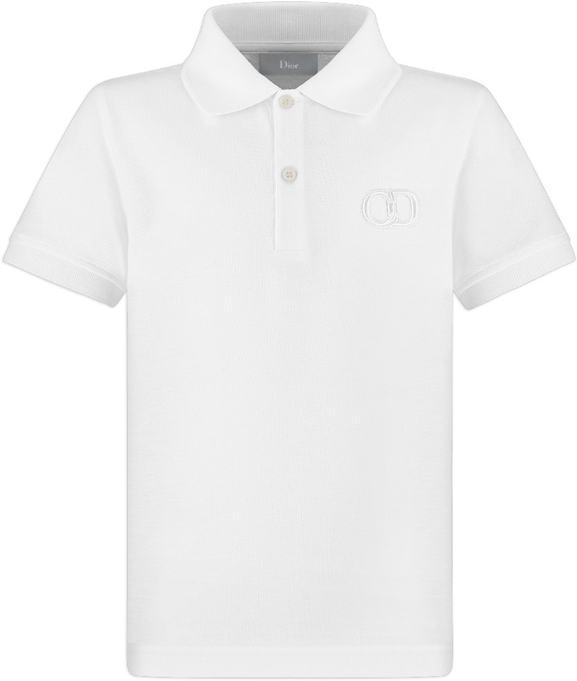 CD Icon' Polo Shirt Front view