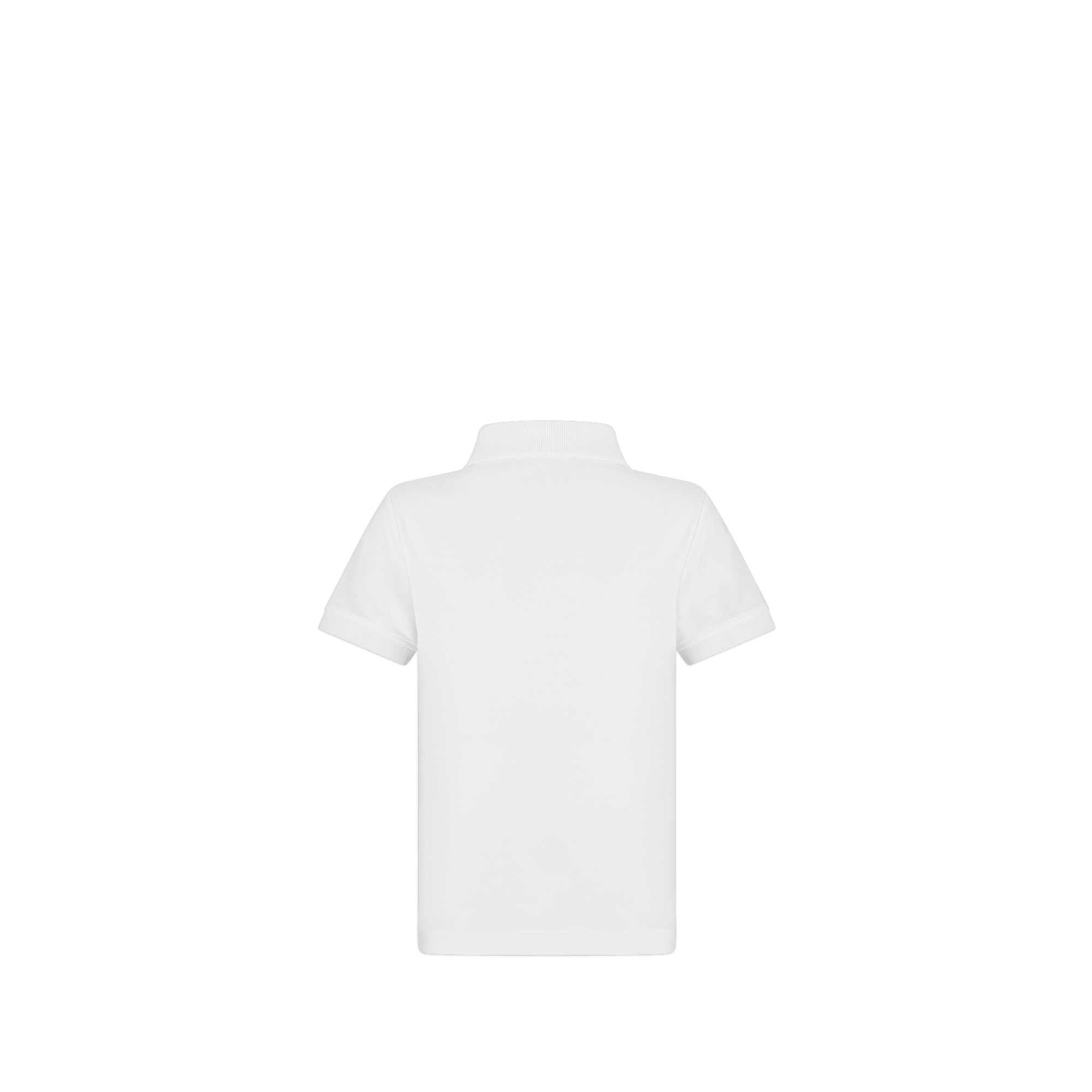 Polo CD Icon Dior Kids Piqué de algodón blanco E08