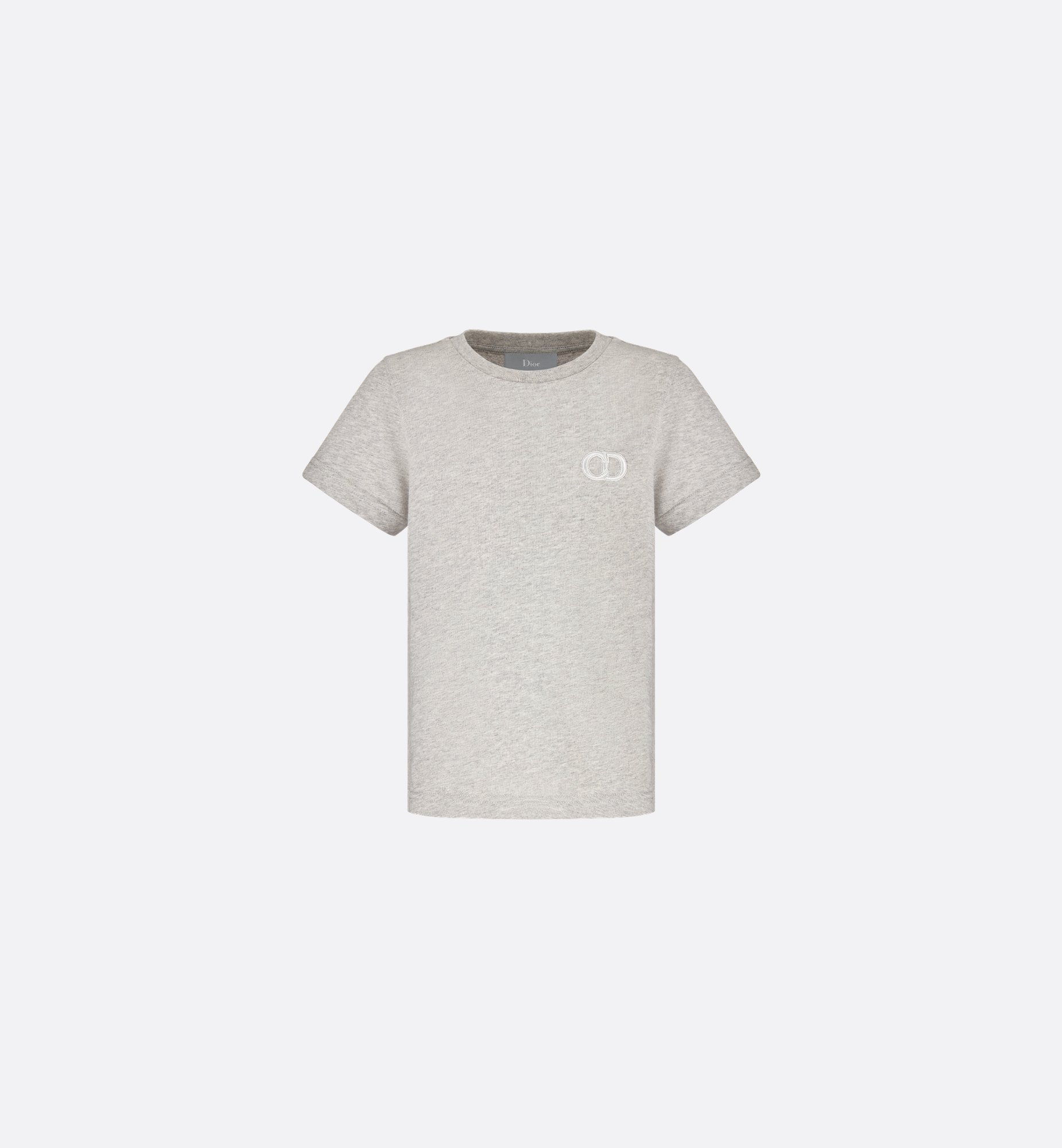 Kids' CD Icon T-Shirt White Cotton Jersey | DIOR Kids' CD Icon T-Shirt White Cotton Jersey | DIOR